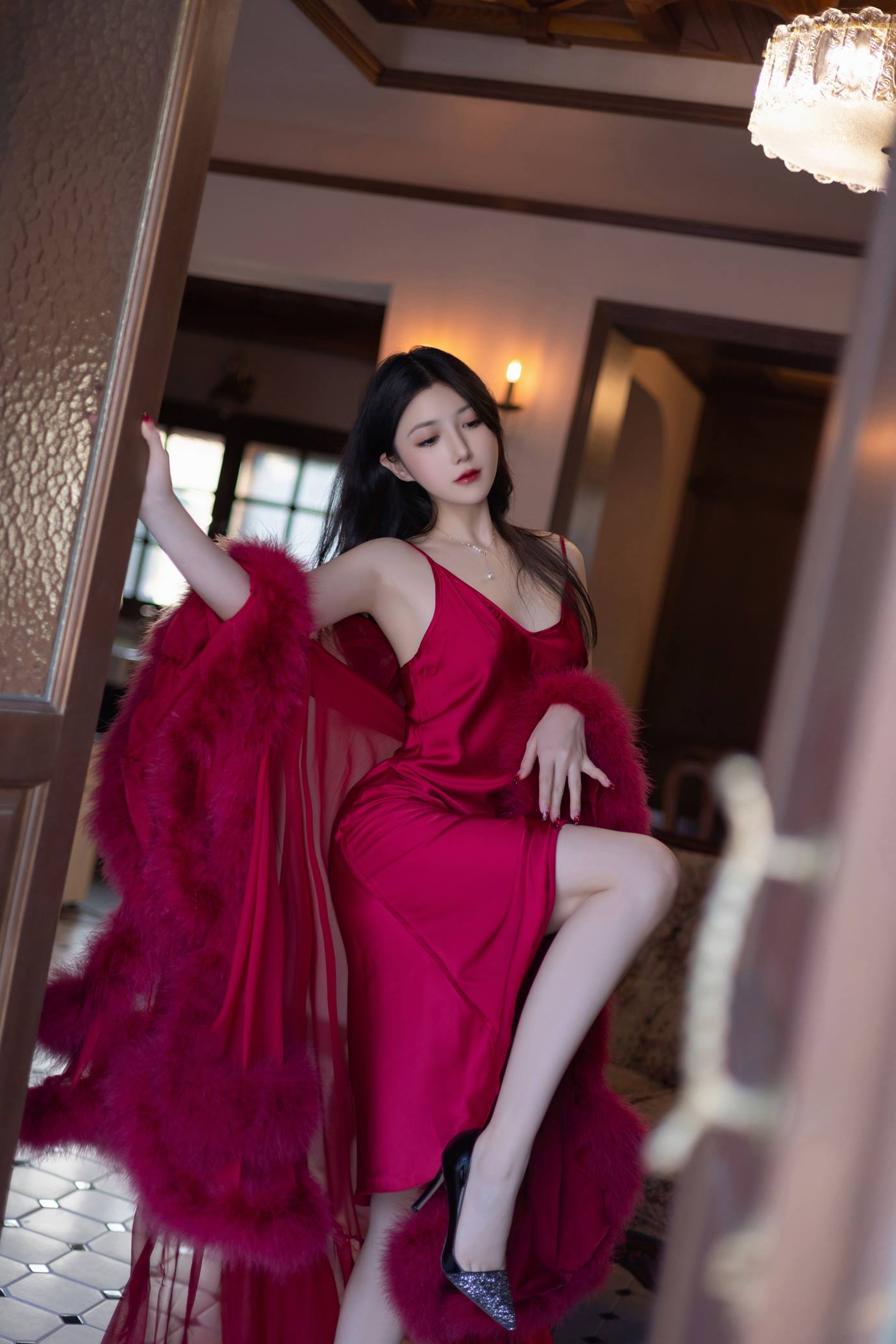 图片[18]-秀人名模鱼子酱Fish《似火柔情》写真[56P] – 速更版-美库