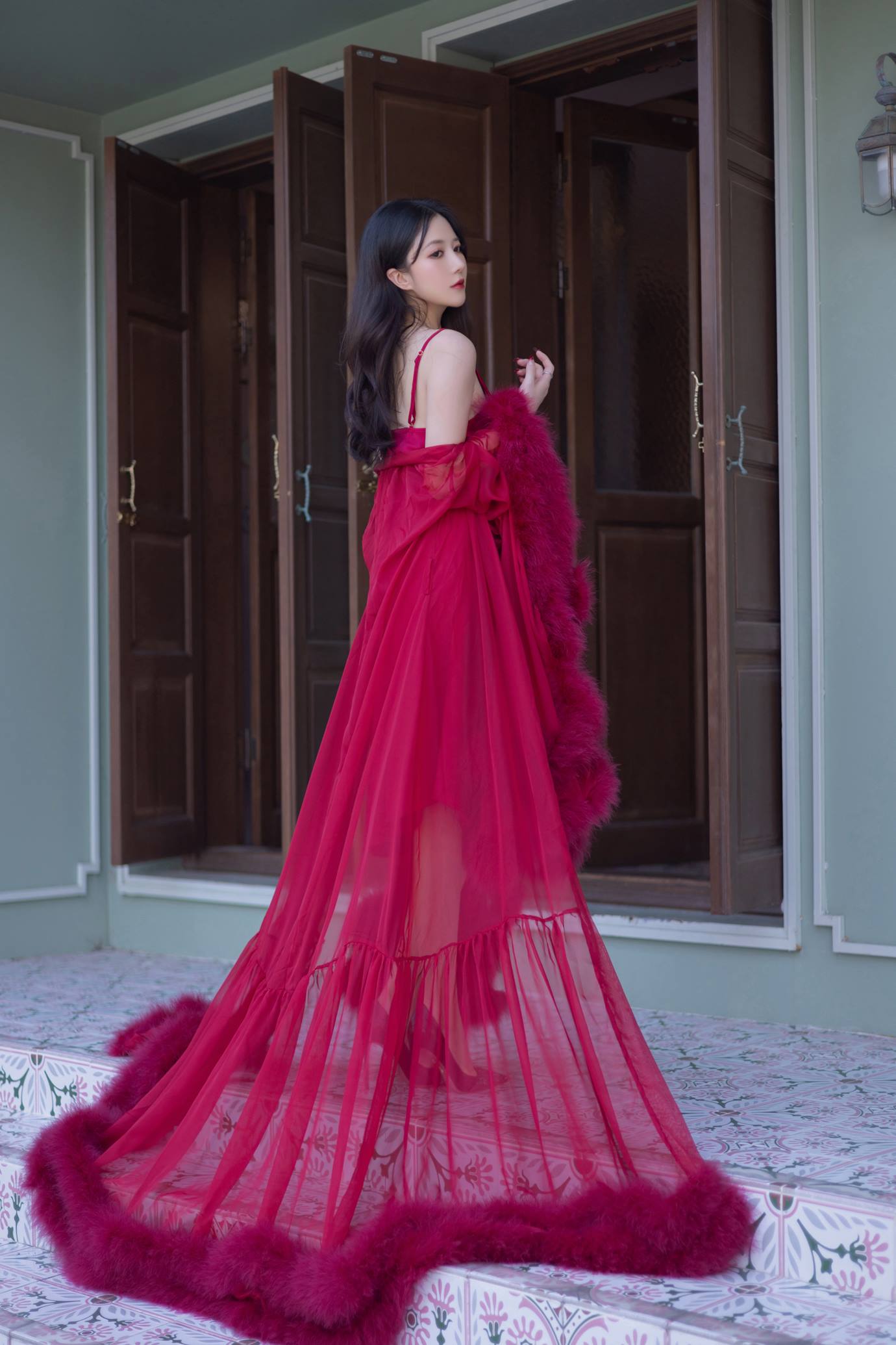 图片[20]-秀人名模鱼子酱Fish《似火柔情》写真[56P] – 速更版-美库