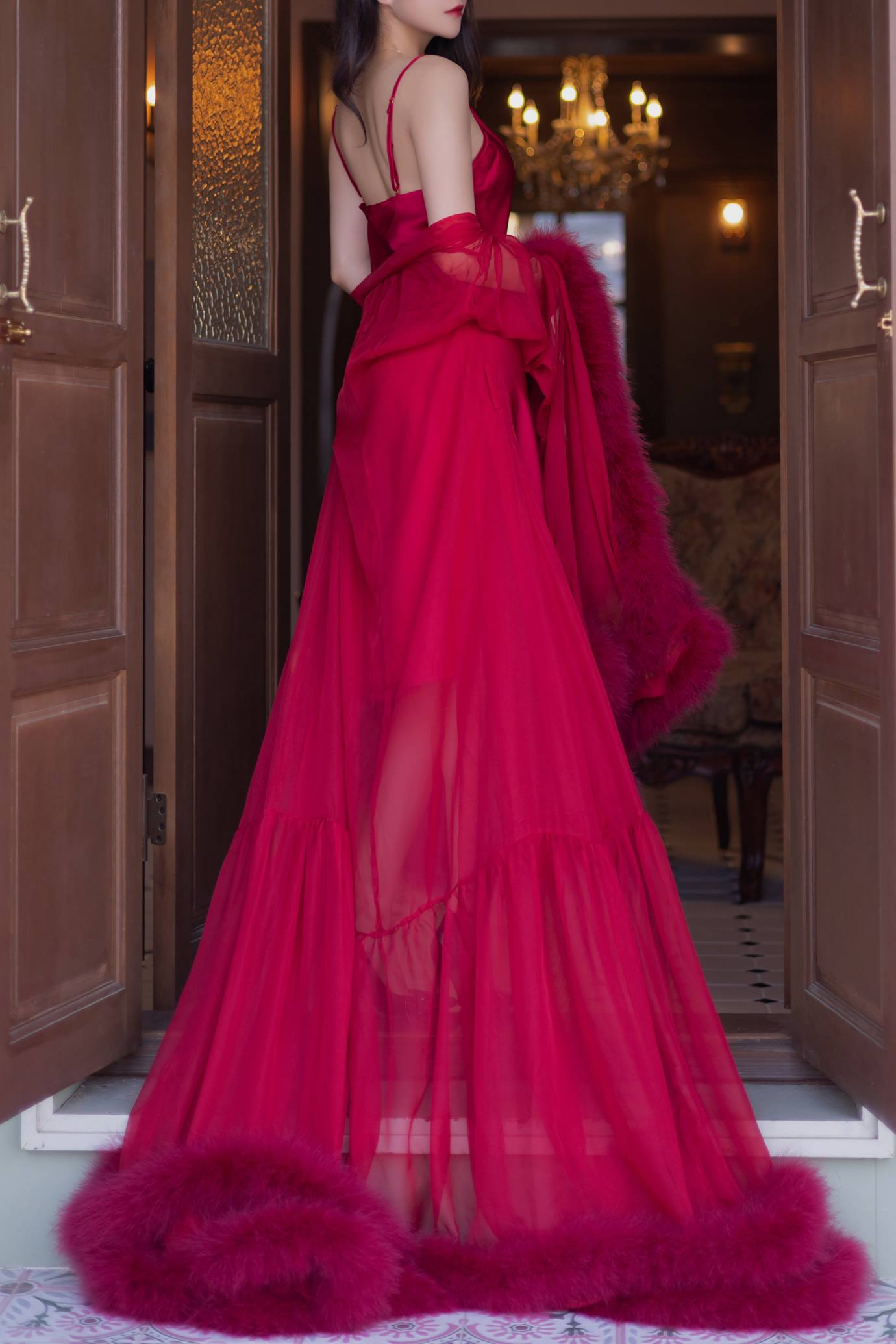 图片[22]-秀人名模鱼子酱Fish《似火柔情》写真[56P] – 速更版-美库