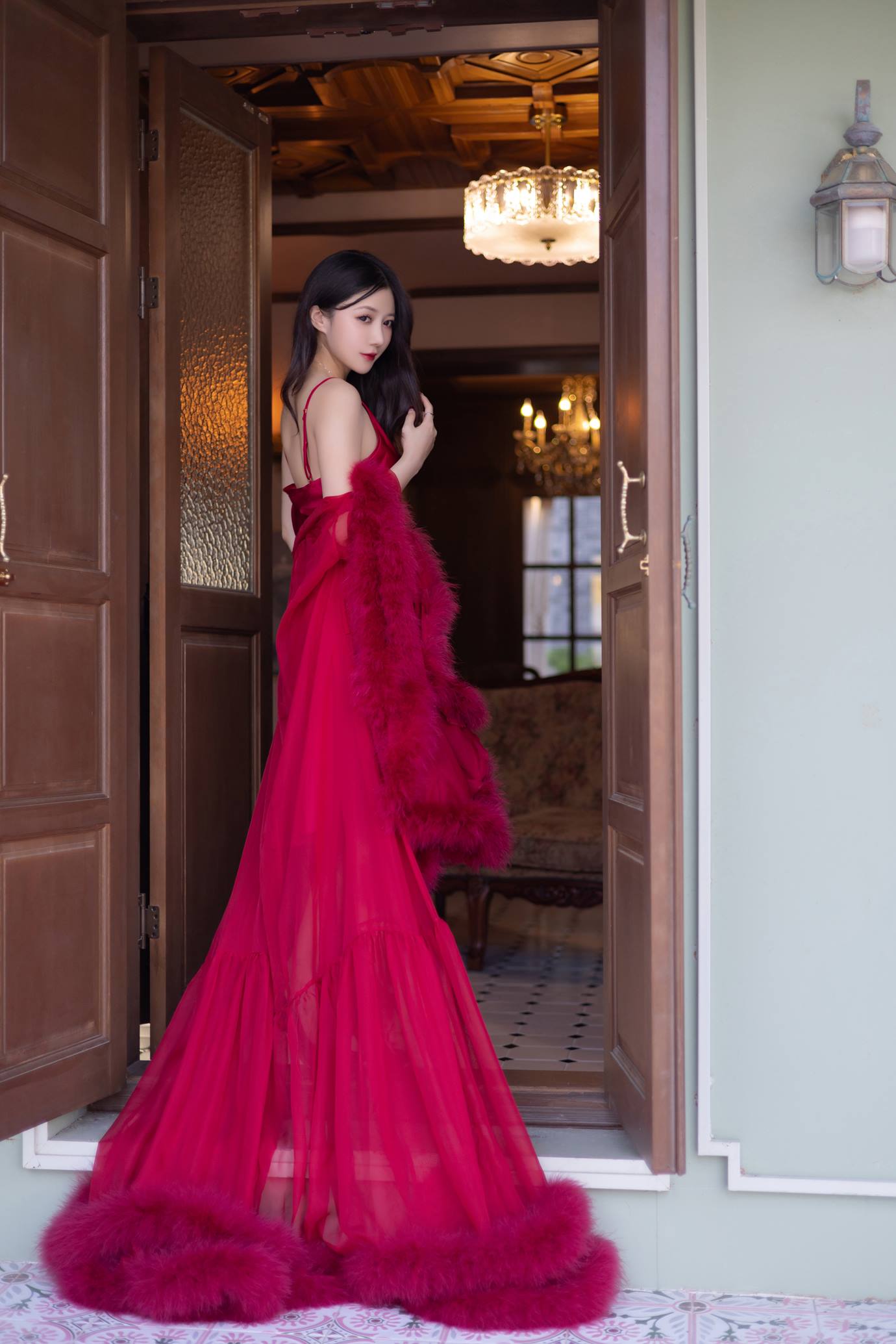 图片[23]-秀人名模鱼子酱Fish《似火柔情》写真[56P] – 速更版-美库