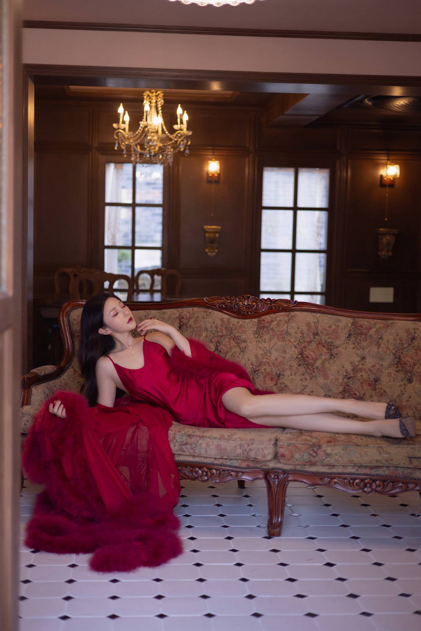 图片[28]-秀人名模鱼子酱Fish《似火柔情》写真[56P] – 速更版-美库