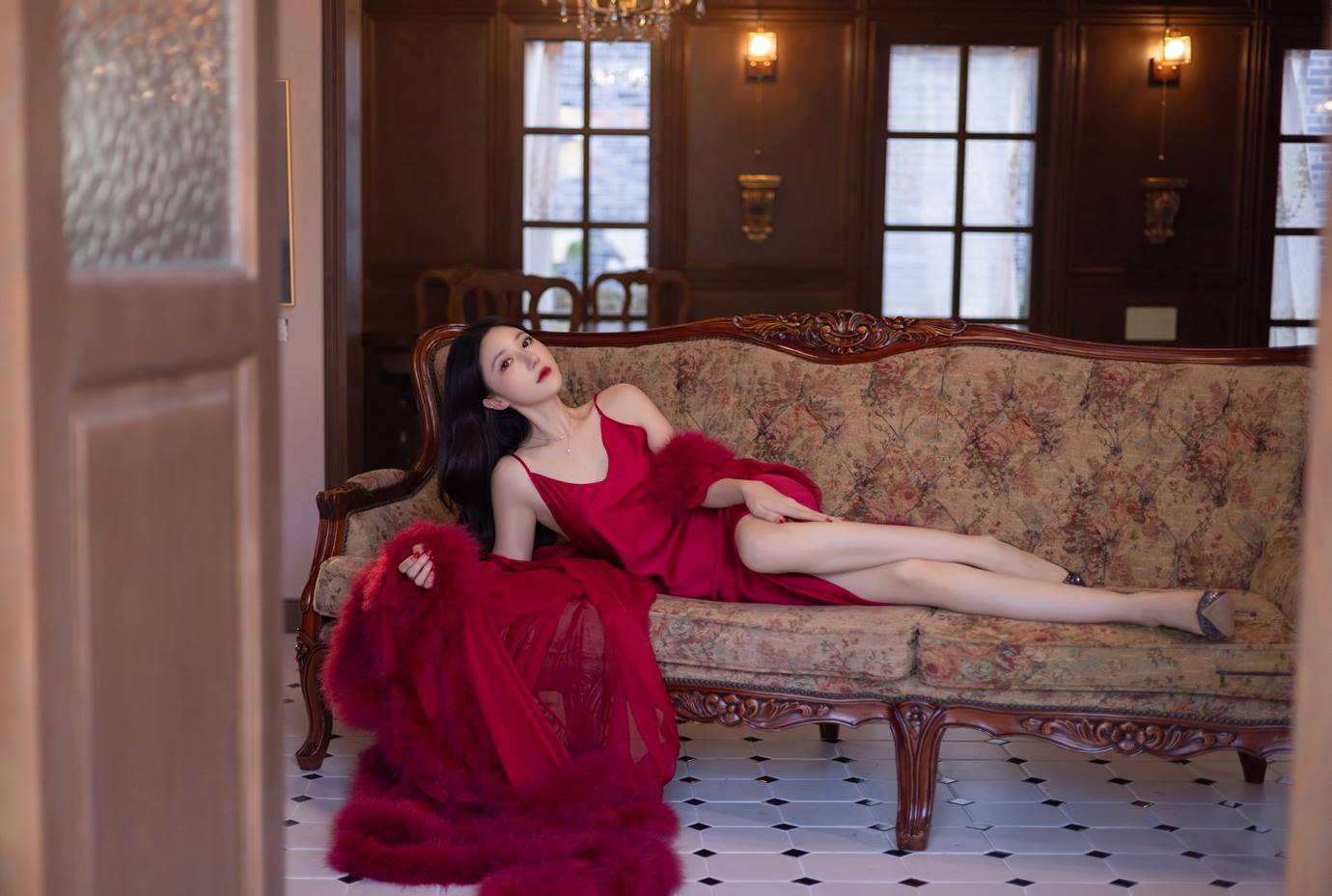 图片[29]-秀人名模鱼子酱Fish《似火柔情》写真[56P] – 速更版-美库