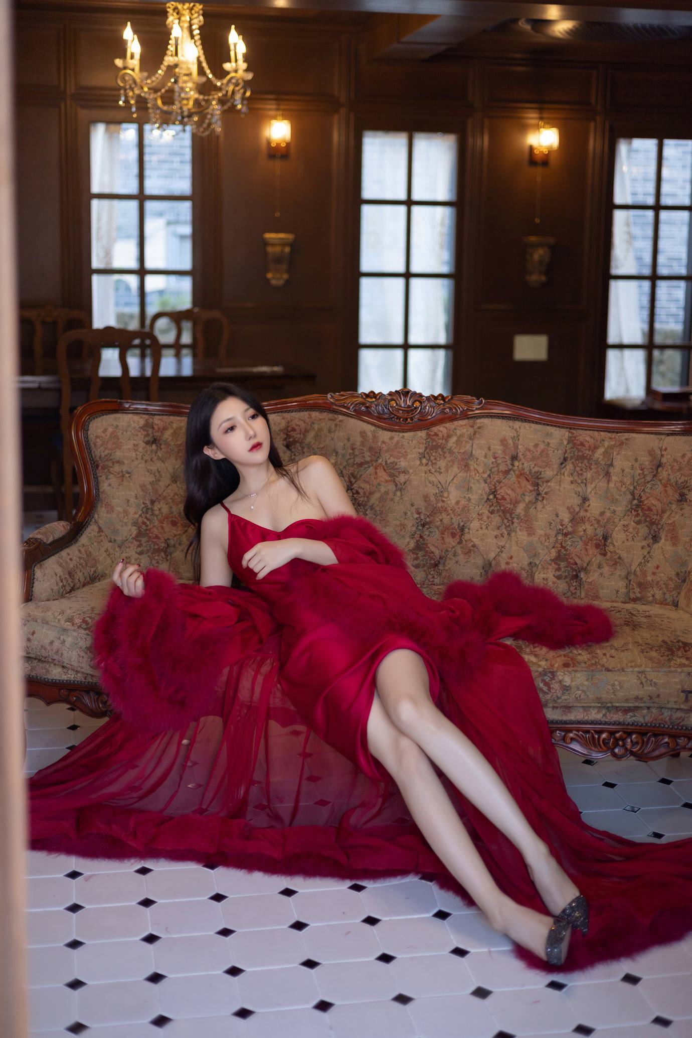 图片[36]-秀人名模鱼子酱Fish《似火柔情》写真[56P] – 速更版-美库