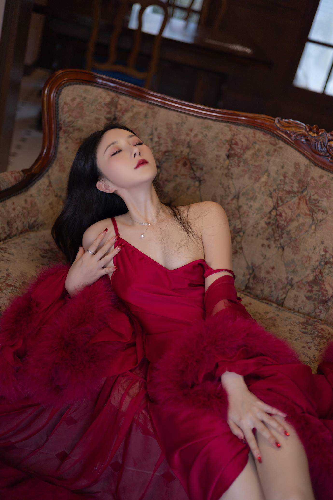 图片[39]-秀人名模鱼子酱Fish《似火柔情》写真[56P] – 速更版-美库