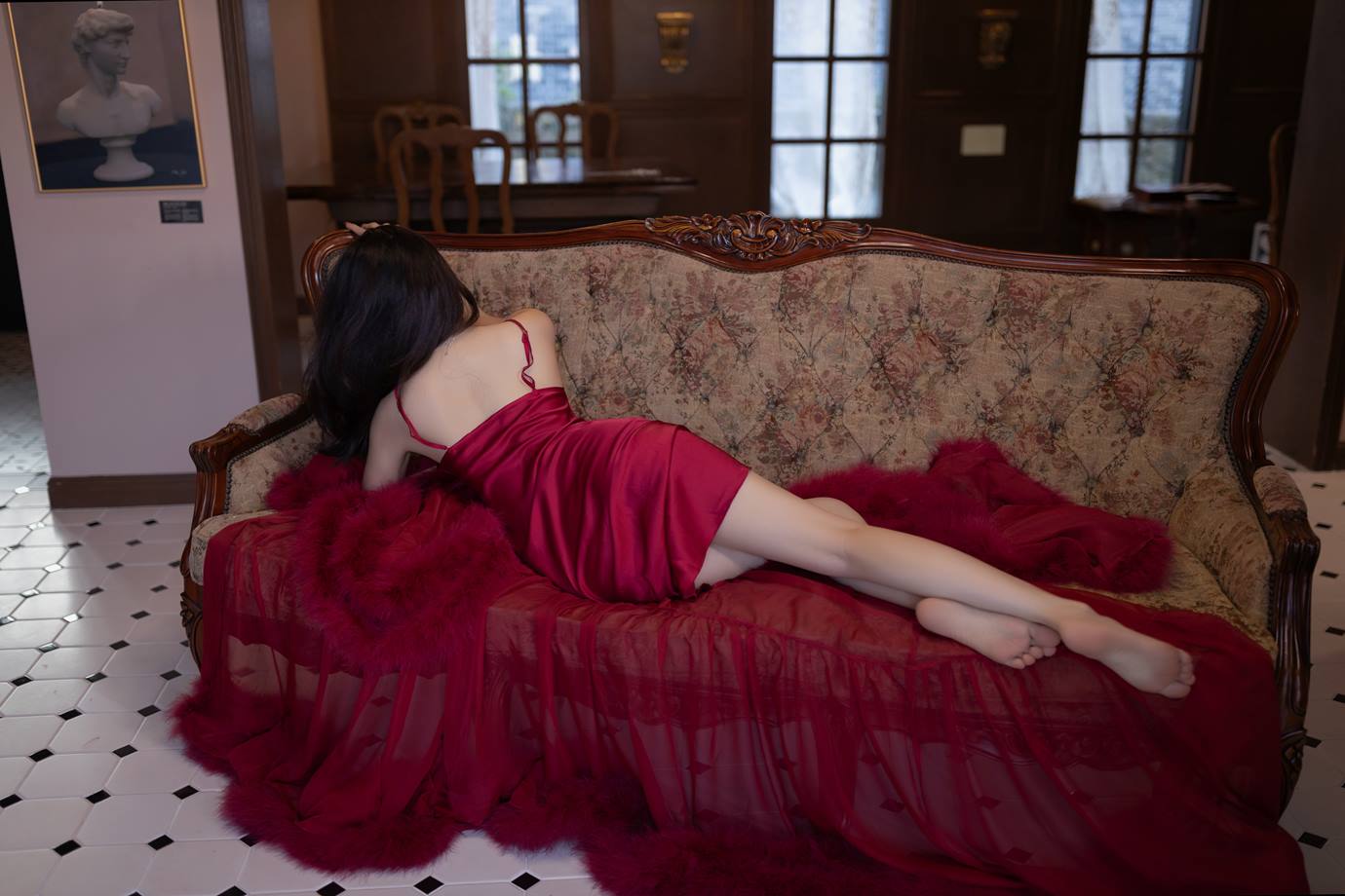 图片[40]-秀人名模鱼子酱Fish《似火柔情》写真[56P] – 速更版-美库