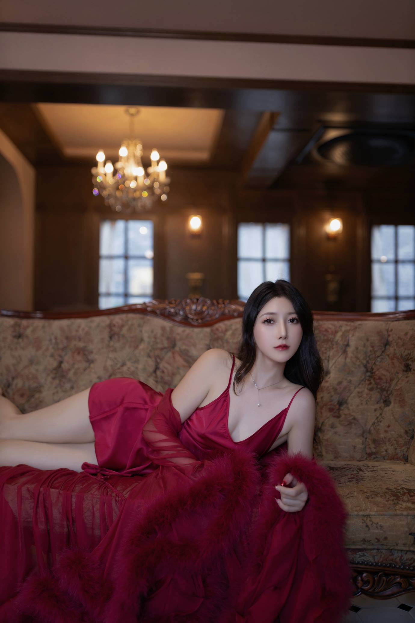 图片[51]-秀人名模鱼子酱Fish《似火柔情》写真[56P] – 速更版-美库
