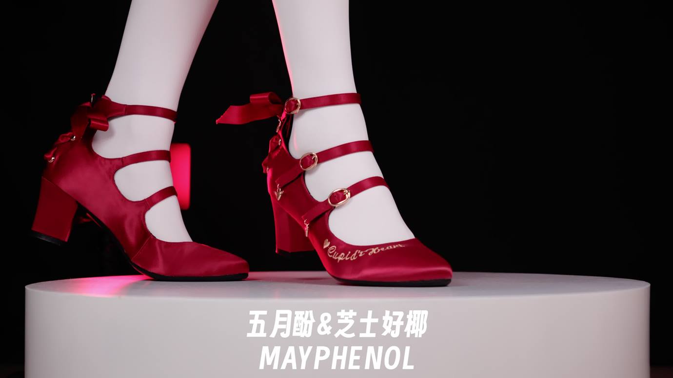 图片[10]-芝士好椰 – 红缎迎新 奇迹岛丘比特之心缎面红色[18P] – 速更版-美库