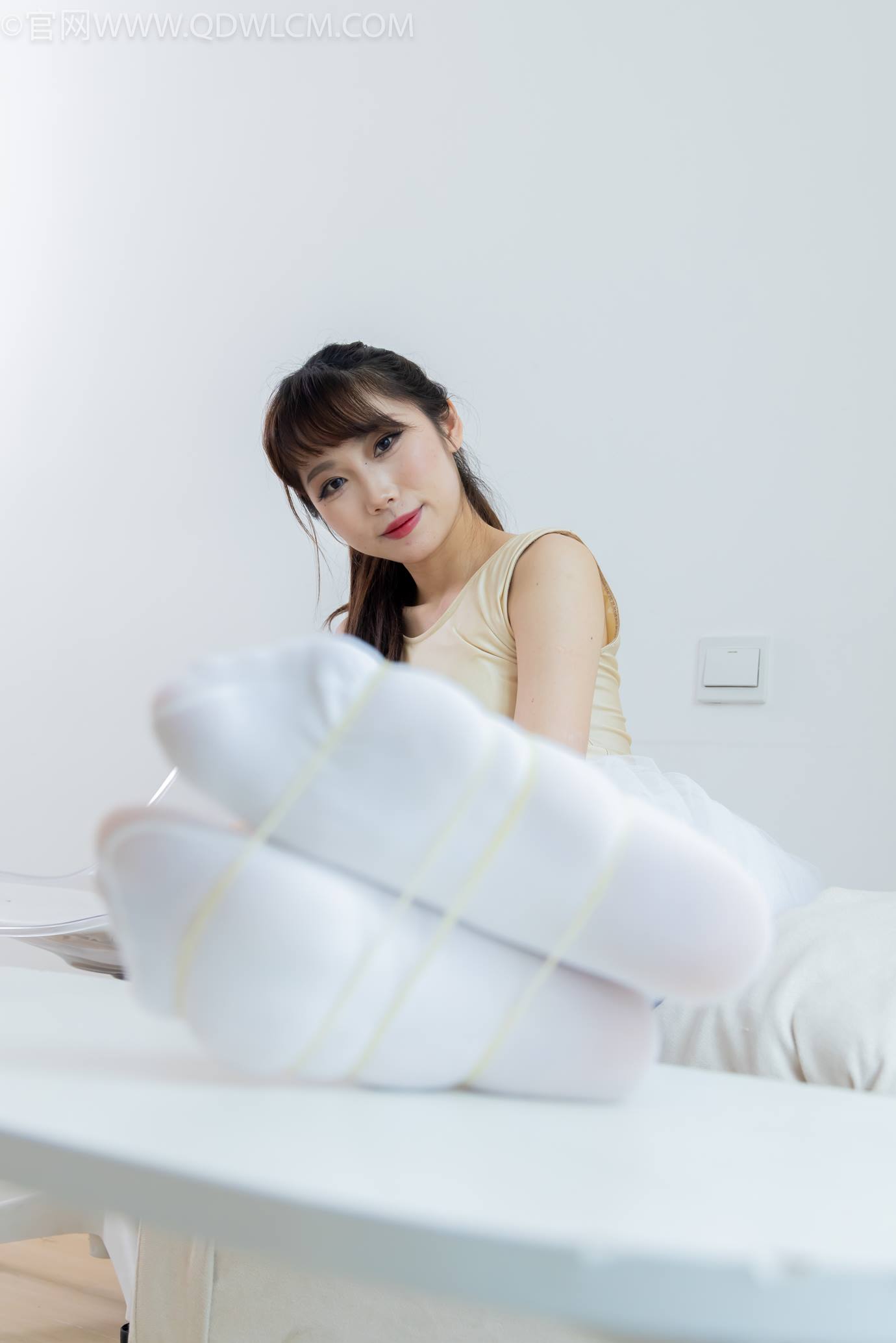 图片[152]-物恋传媒 NO.2307 泡泡-芭蕾鞋、厚白丝、芭蕾动作、皮筋绑脚剧情[166P] – 速更版-美库