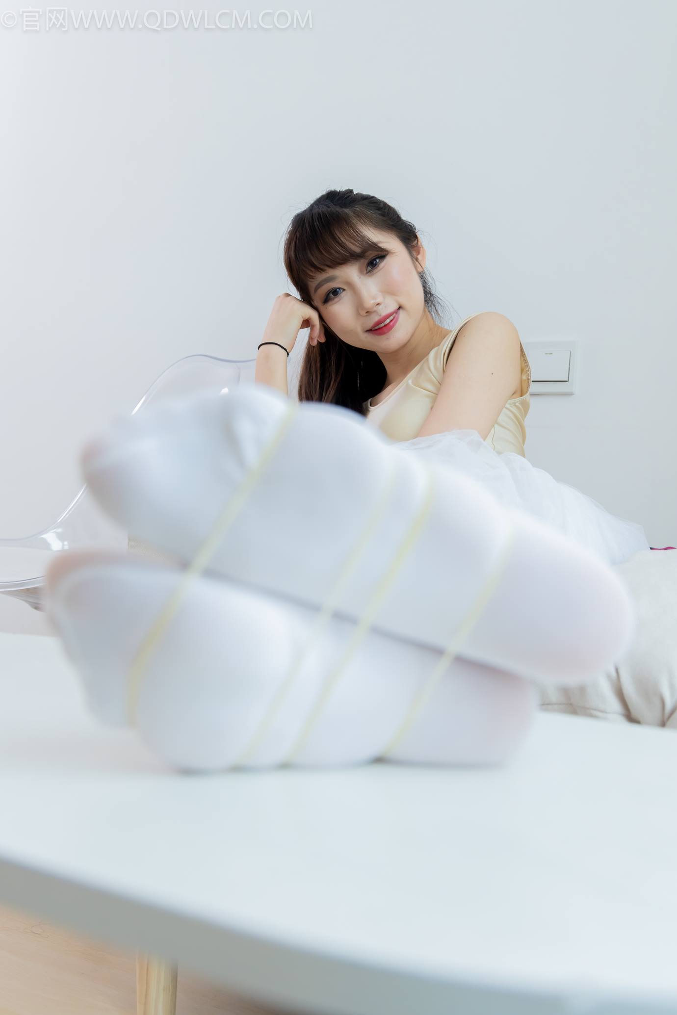 图片[153]-物恋传媒 NO.2307 泡泡-芭蕾鞋、厚白丝、芭蕾动作、皮筋绑脚剧情[166P] – 速更版-美库