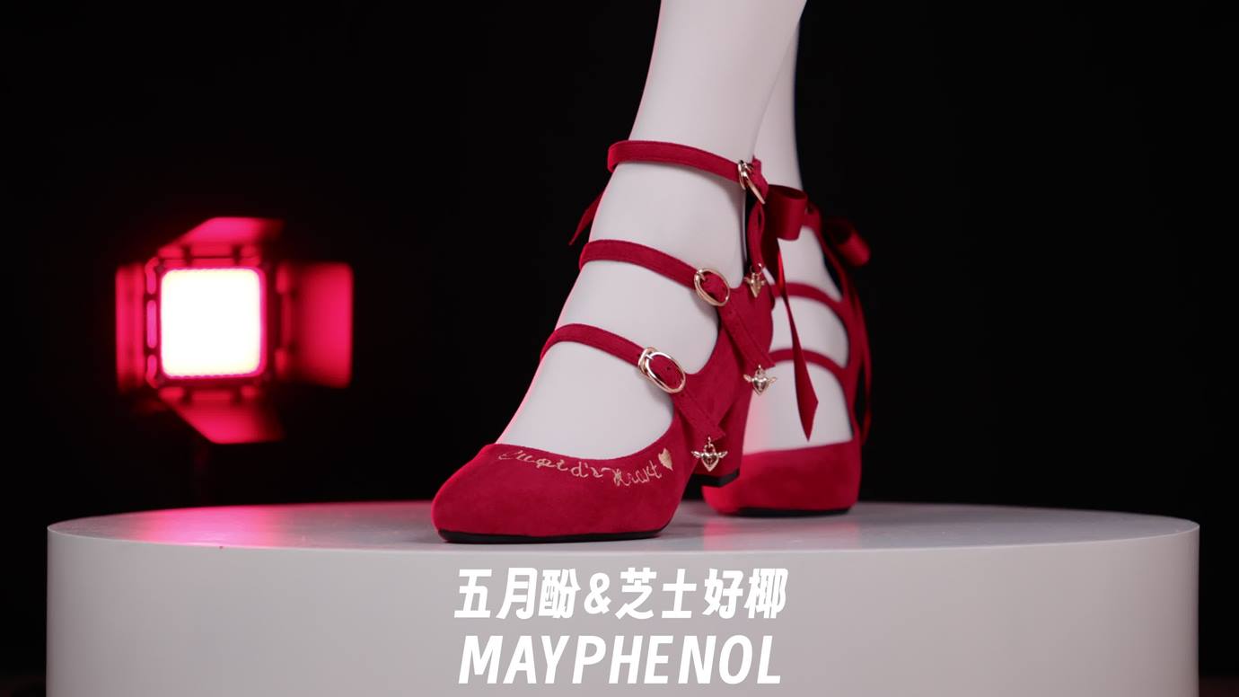 图片[10]-芝士好椰 – 红绒映春 奇迹岛丘比特之心绒面红色[20P] – 速更版-美库