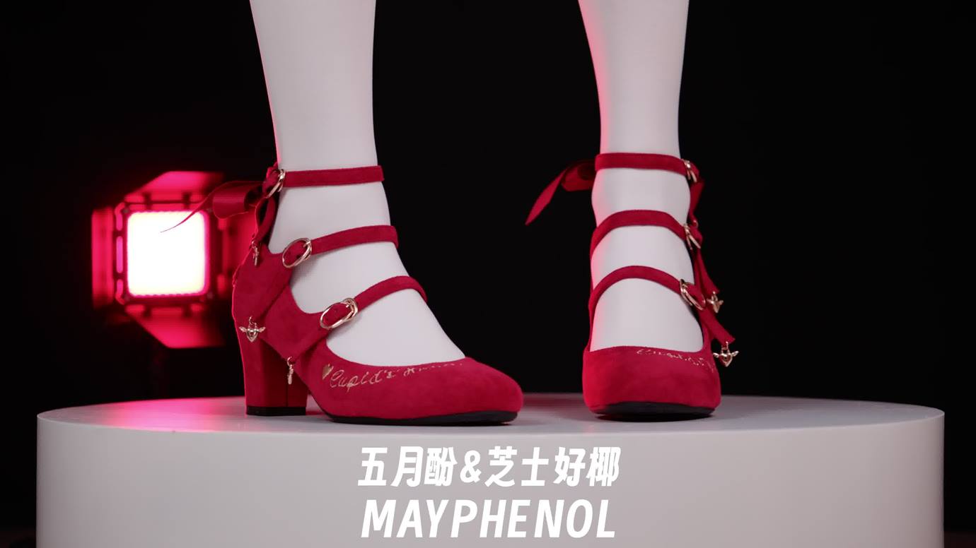 图片[19]-芝士好椰 – 红绒映春 奇迹岛丘比特之心绒面红色[20P] – 速更版-美库