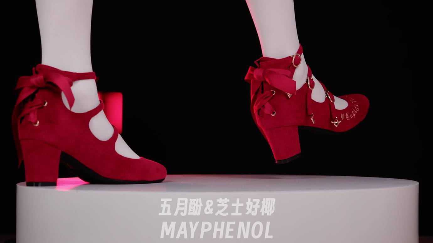 图片[20]-芝士好椰 – 红绒映春 奇迹岛丘比特之心绒面红色[20P] – 速更版-美库