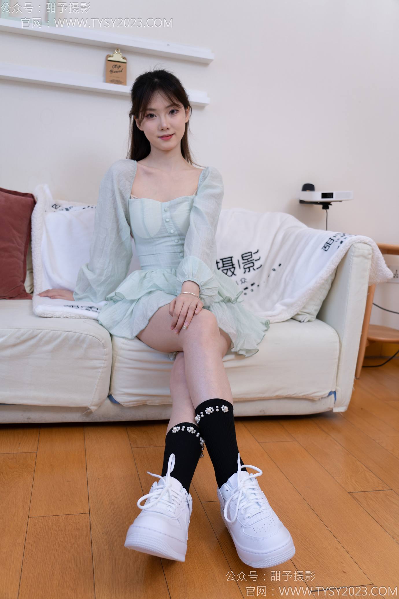 图片[11]-甜予摄影 NO.136 璇璇-板鞋、黑棉袜[159P] – 速更版-美库