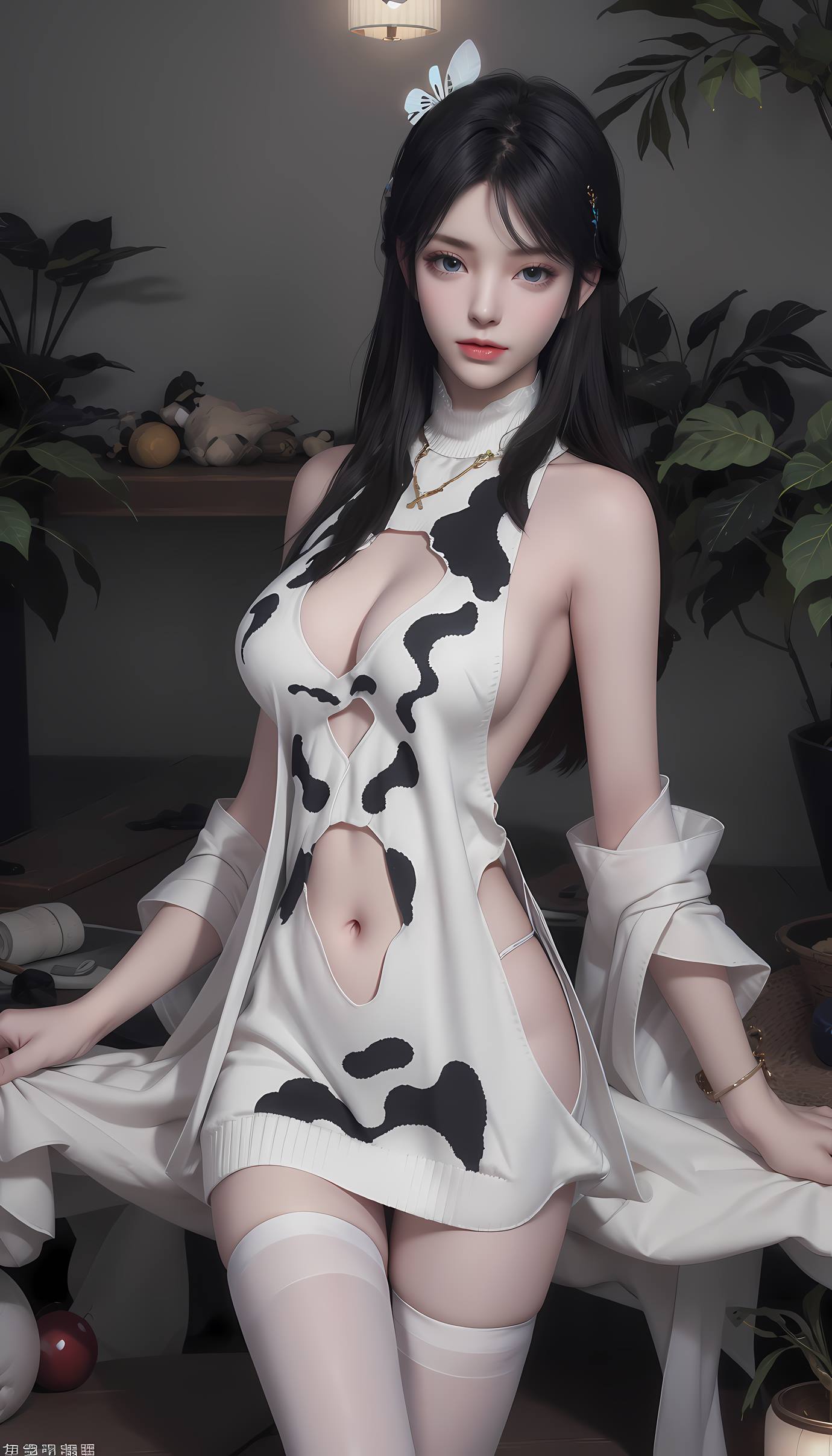 图片[15]-AI 绘画 549 萧熏儿 奶牛装[33P] – 速更版-美库