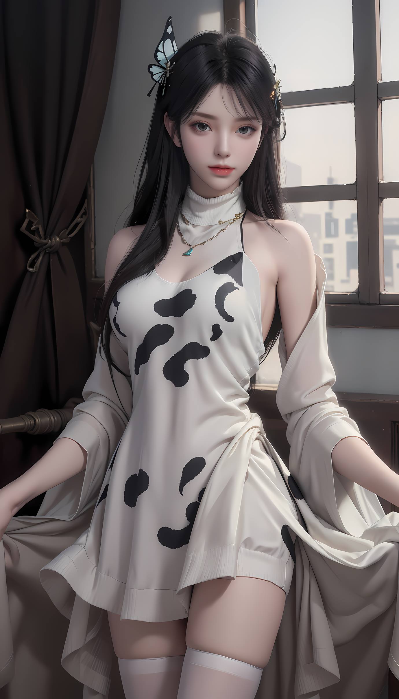 图片[16]-AI 绘画 549 萧熏儿 奶牛装[33P] – 速更版-美库