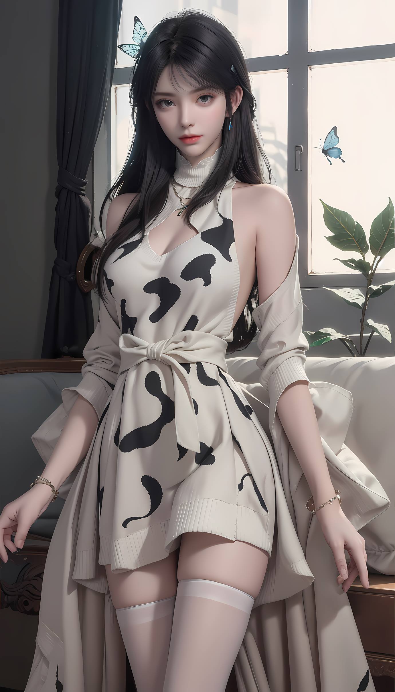 图片[18]-AI 绘画 549 萧熏儿 奶牛装[33P] – 速更版-美库