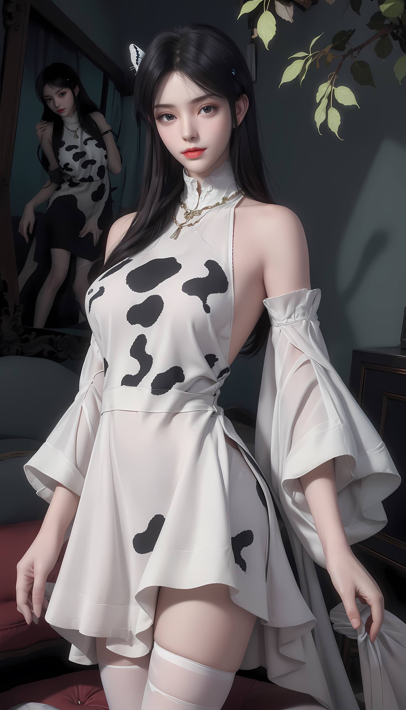 图片[21]-AI 绘画 549 萧熏儿 奶牛装[33P] – 速更版-美库