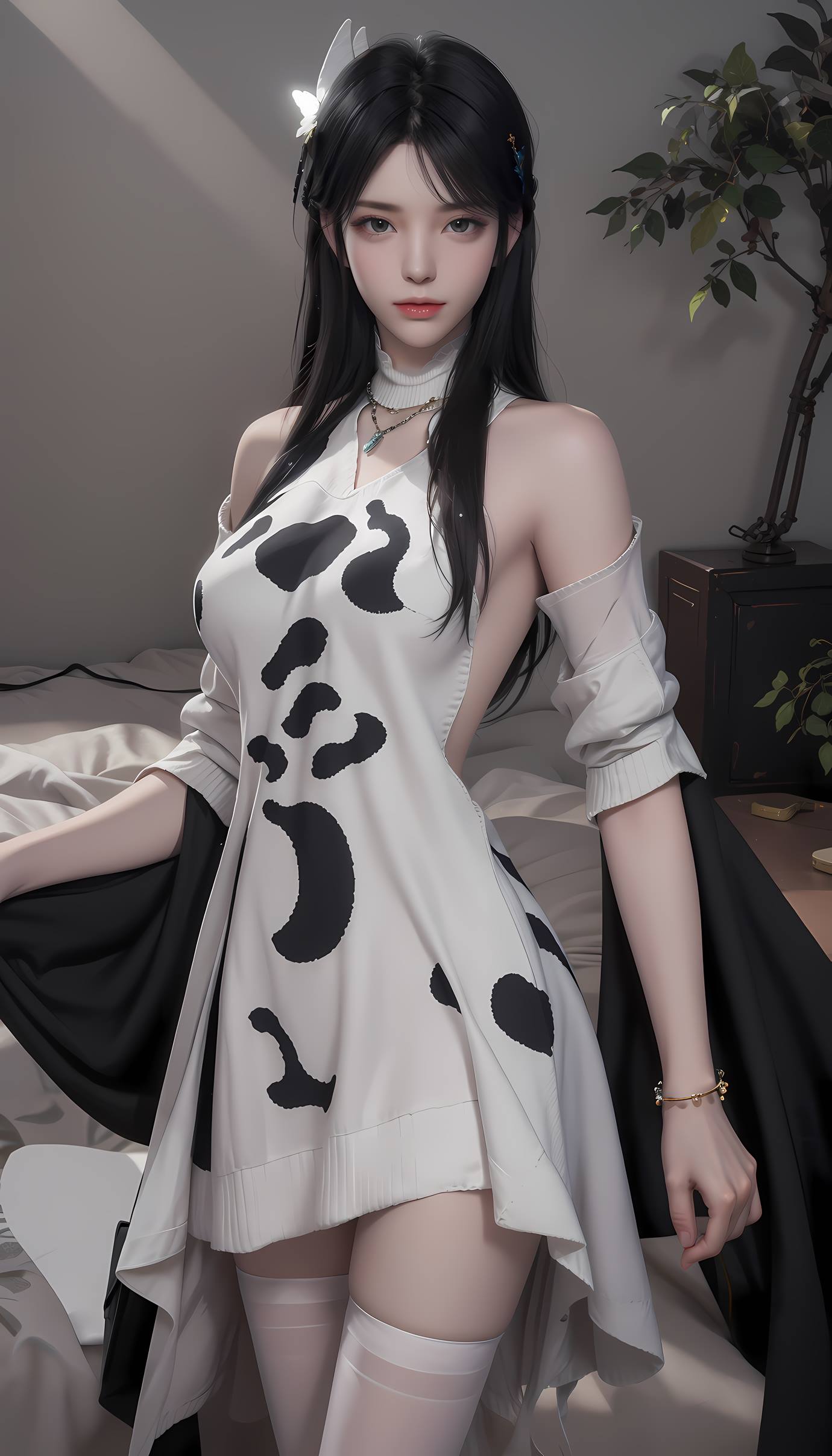 图片[23]-AI 绘画 549 萧熏儿 奶牛装[33P] – 速更版-美库