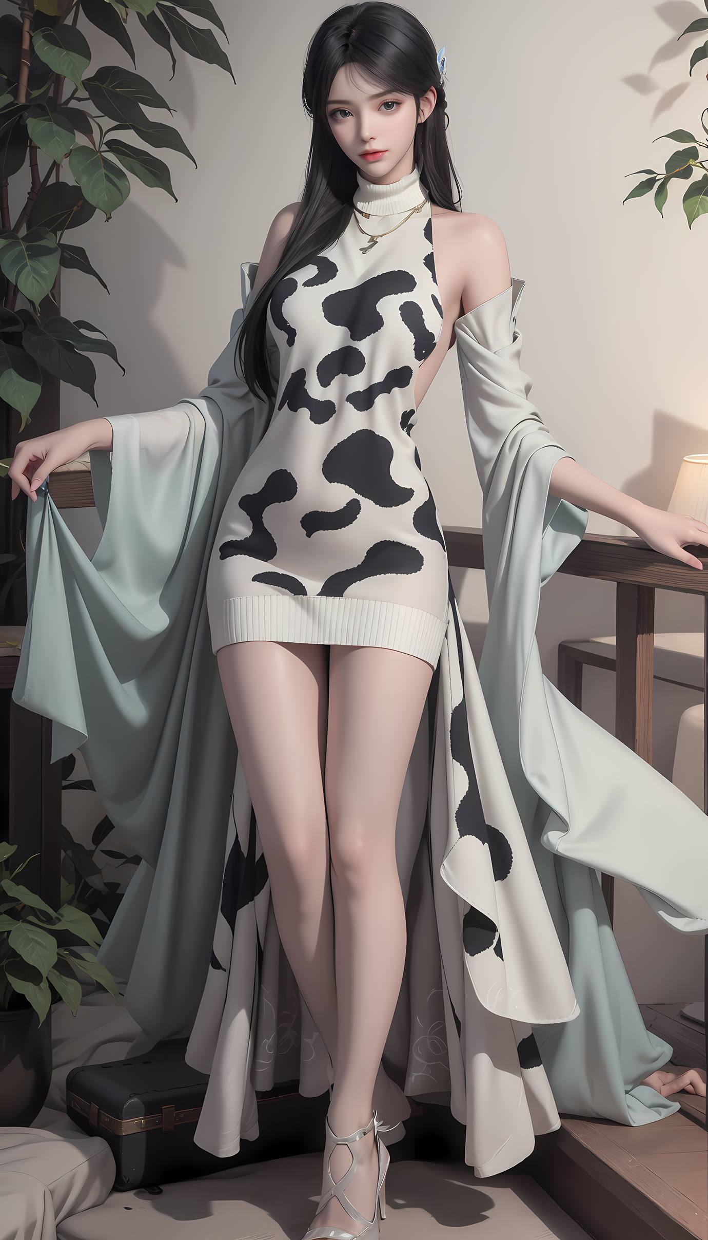 图片[24]-AI 绘画 549 萧熏儿 奶牛装[33P] – 速更版-美库