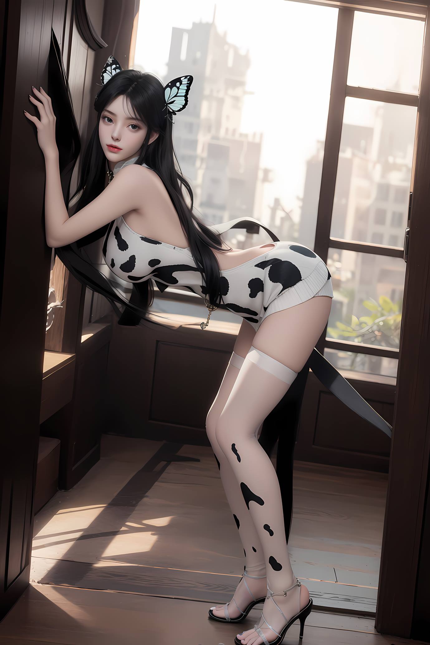 图片[27]-AI 绘画 549 萧熏儿 奶牛装[33P] – 速更版-美库