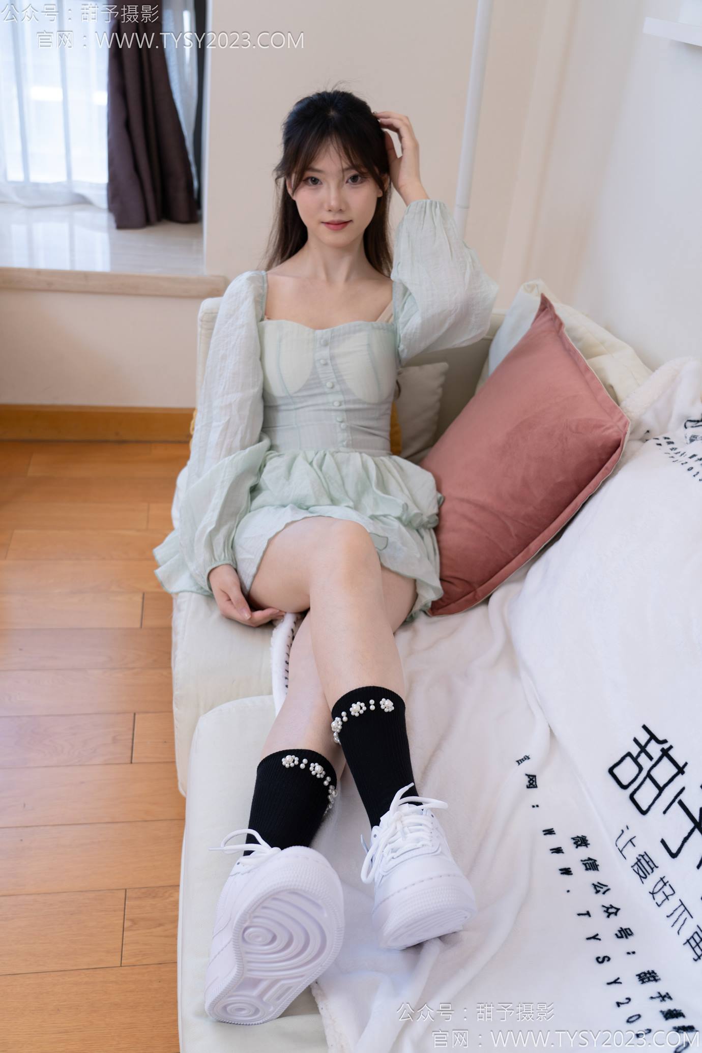 图片[46]-甜予摄影 NO.136 璇璇-板鞋、黑棉袜[159P] – 速更版-美库