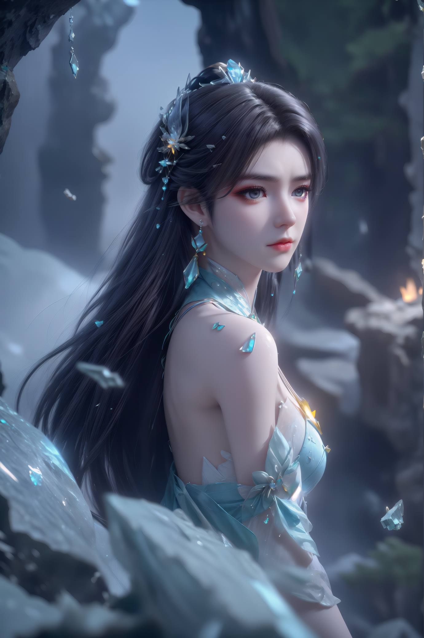 图片[10]-AI绘画 553 古熏儿（花开图包系列）[35P] – 速更版-美库