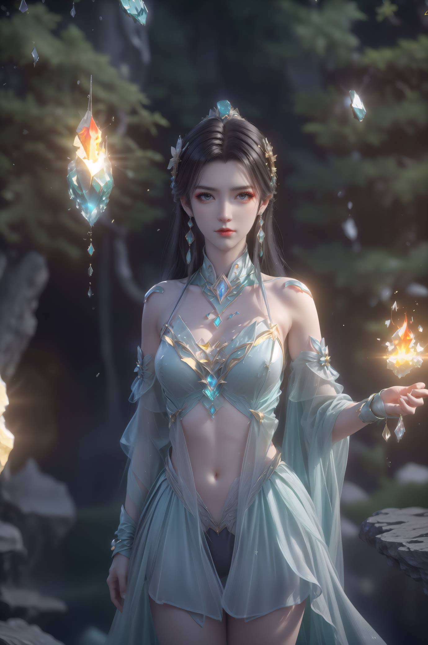 图片[11]-AI绘画 553 古熏儿（花开图包系列）[35P] – 速更版-美库