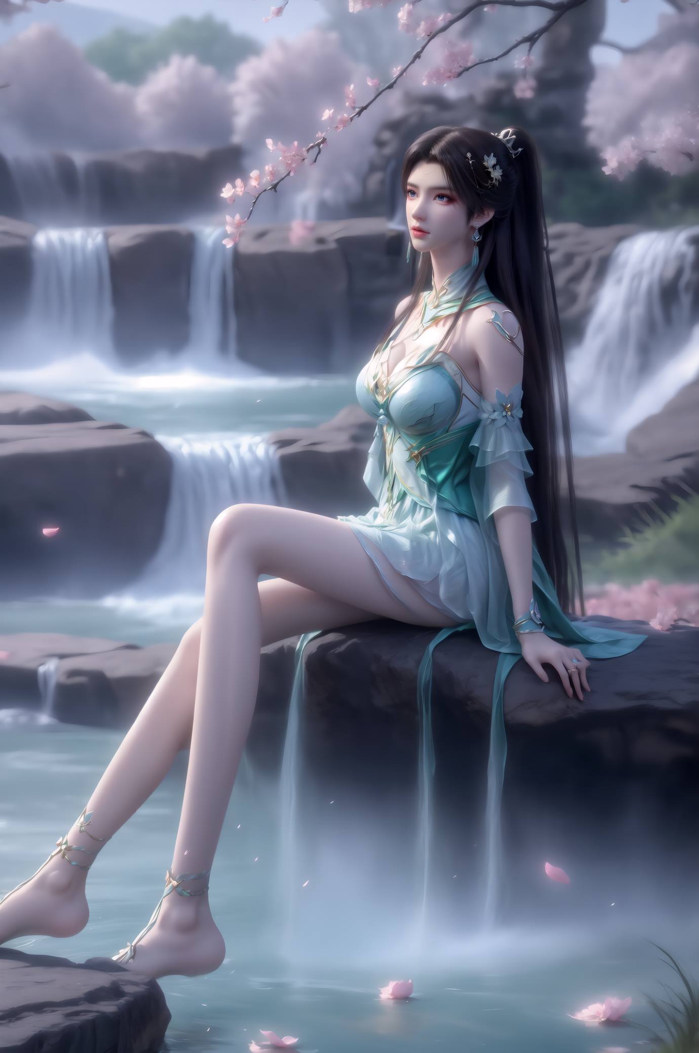 图片[15]-AI绘画 553 古熏儿（花开图包系列）[35P] – 速更版-美库