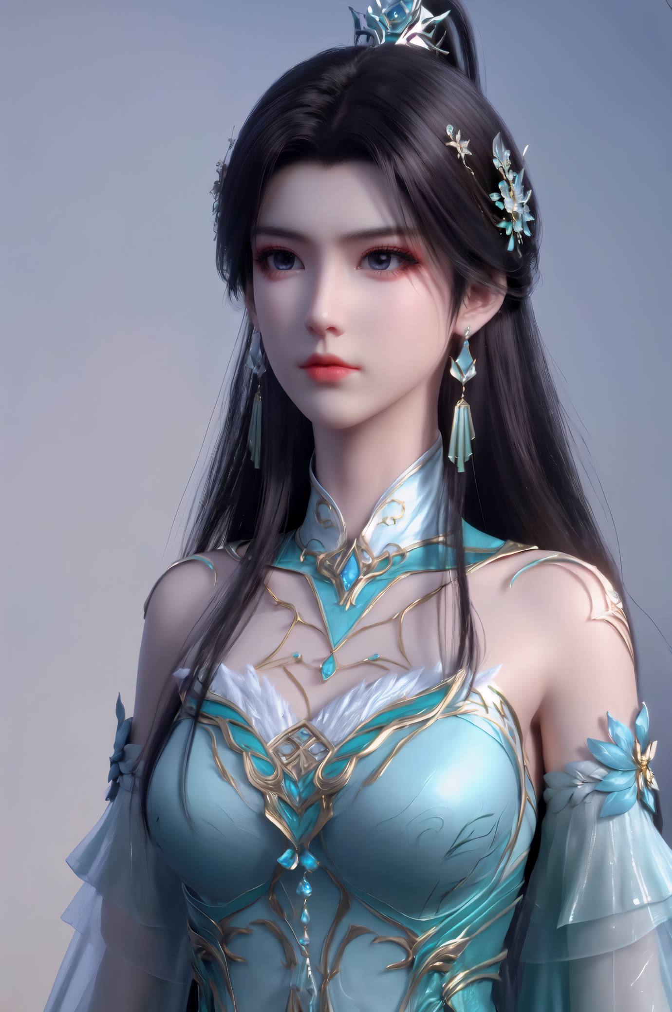 图片[17]-AI绘画 553 古熏儿（花开图包系列）[35P] – 速更版-美库