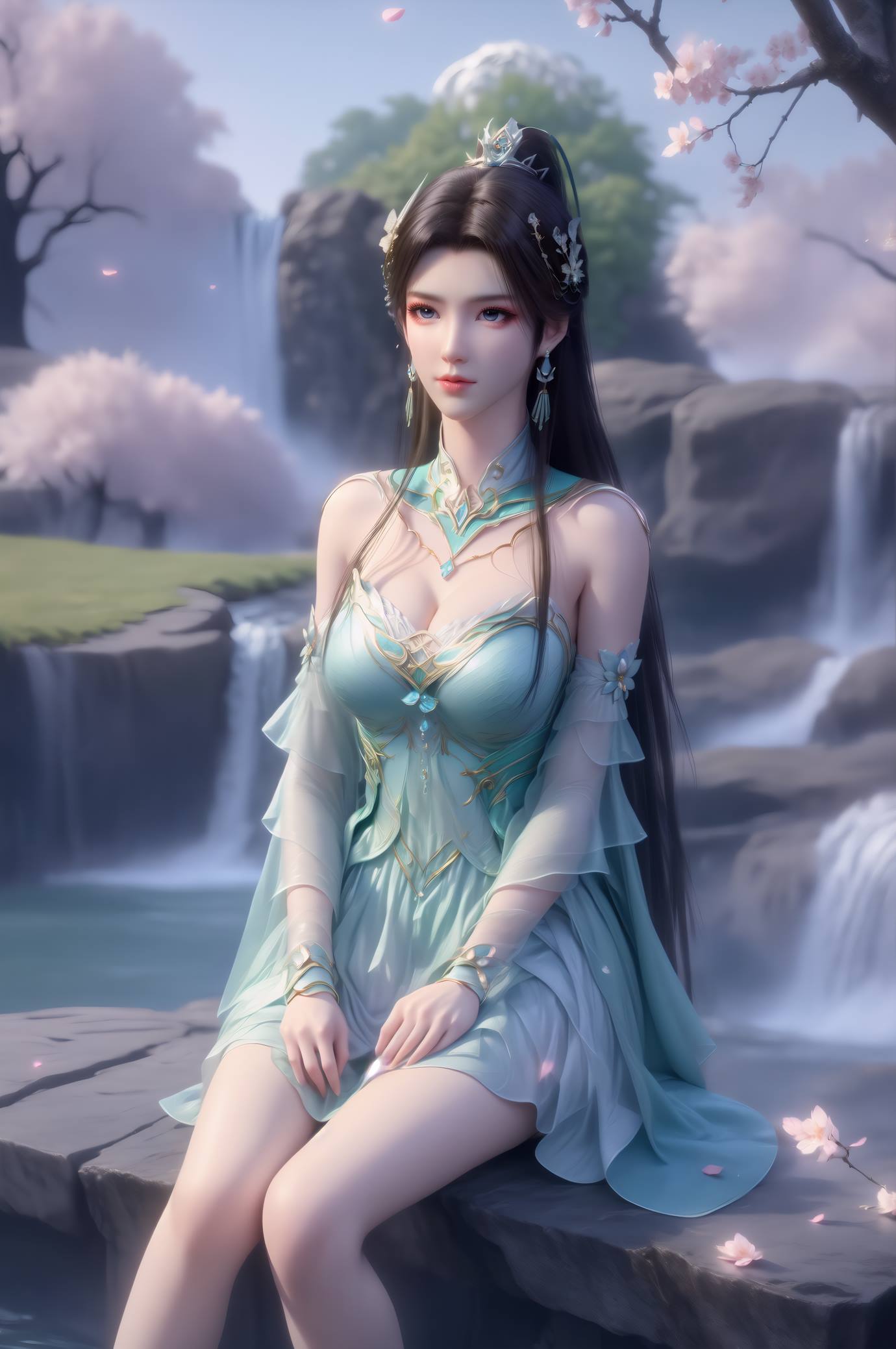 图片[22]-AI绘画 553 古熏儿（花开图包系列）[35P] – 速更版-美库