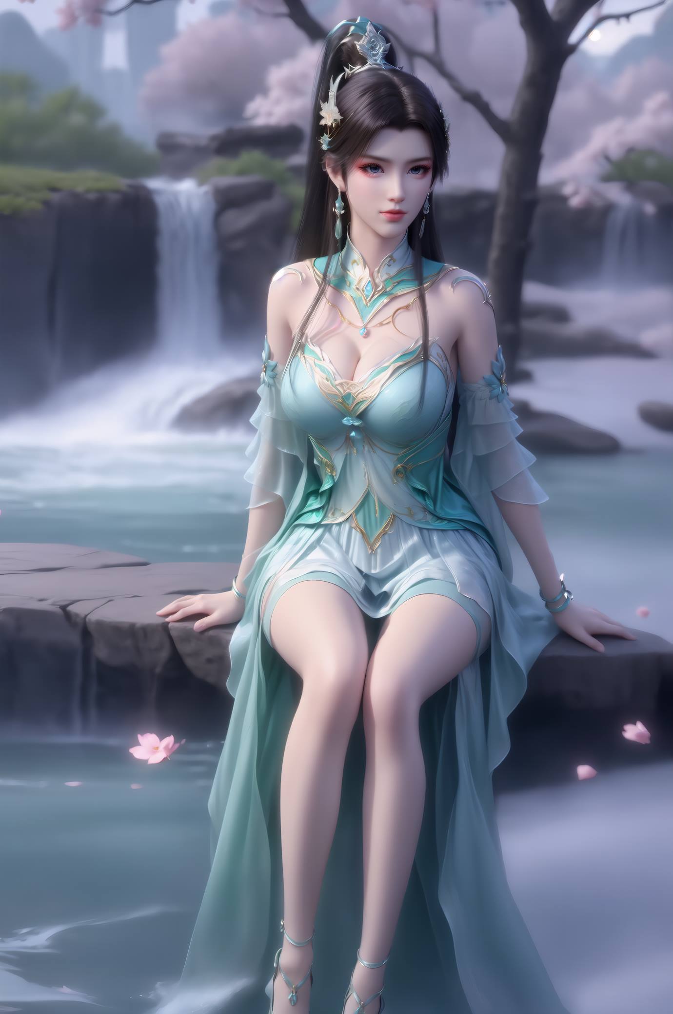 图片[27]-AI绘画 553 古熏儿（花开图包系列）[35P] – 速更版-美库