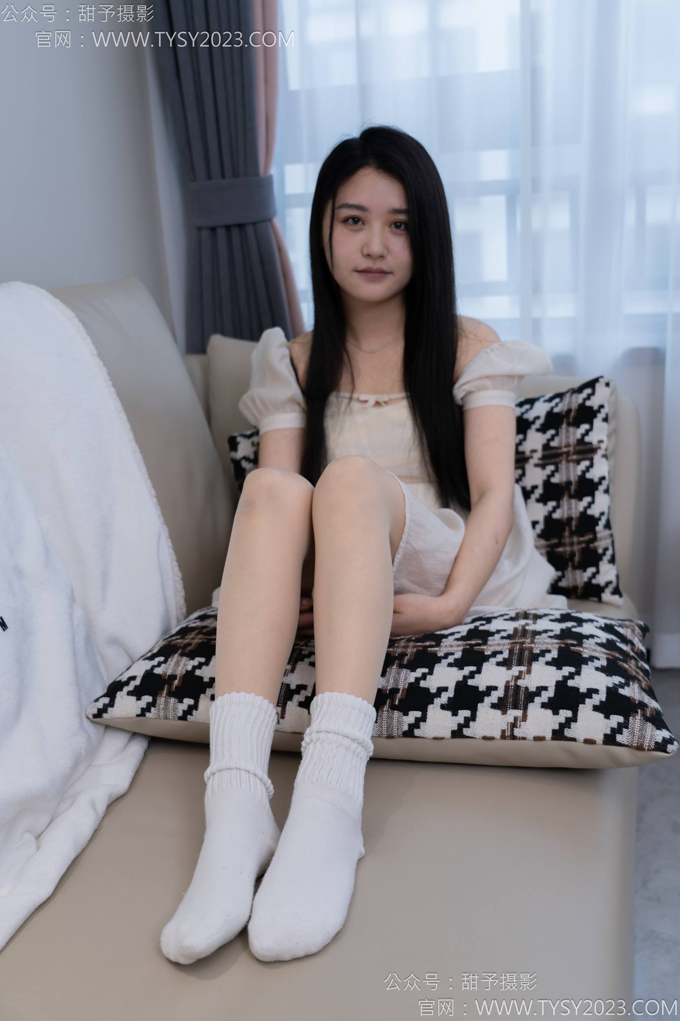 图片[112]-甜予摄影 NO.137 澜澜-板鞋、白棉袜、薄肉丝[112P] – 速更版-美库