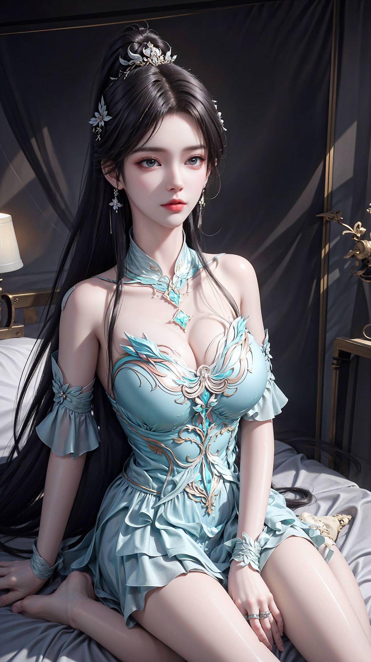 图片[15]-AI绘画 557 萧熏儿（多看报系列）[27P] – 速更版-美库