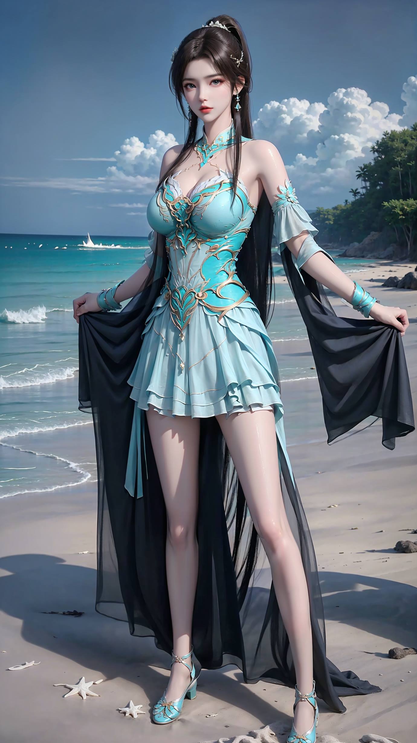 图片[16]-AI绘画 557 萧熏儿（多看报系列）[27P] – 速更版-美库