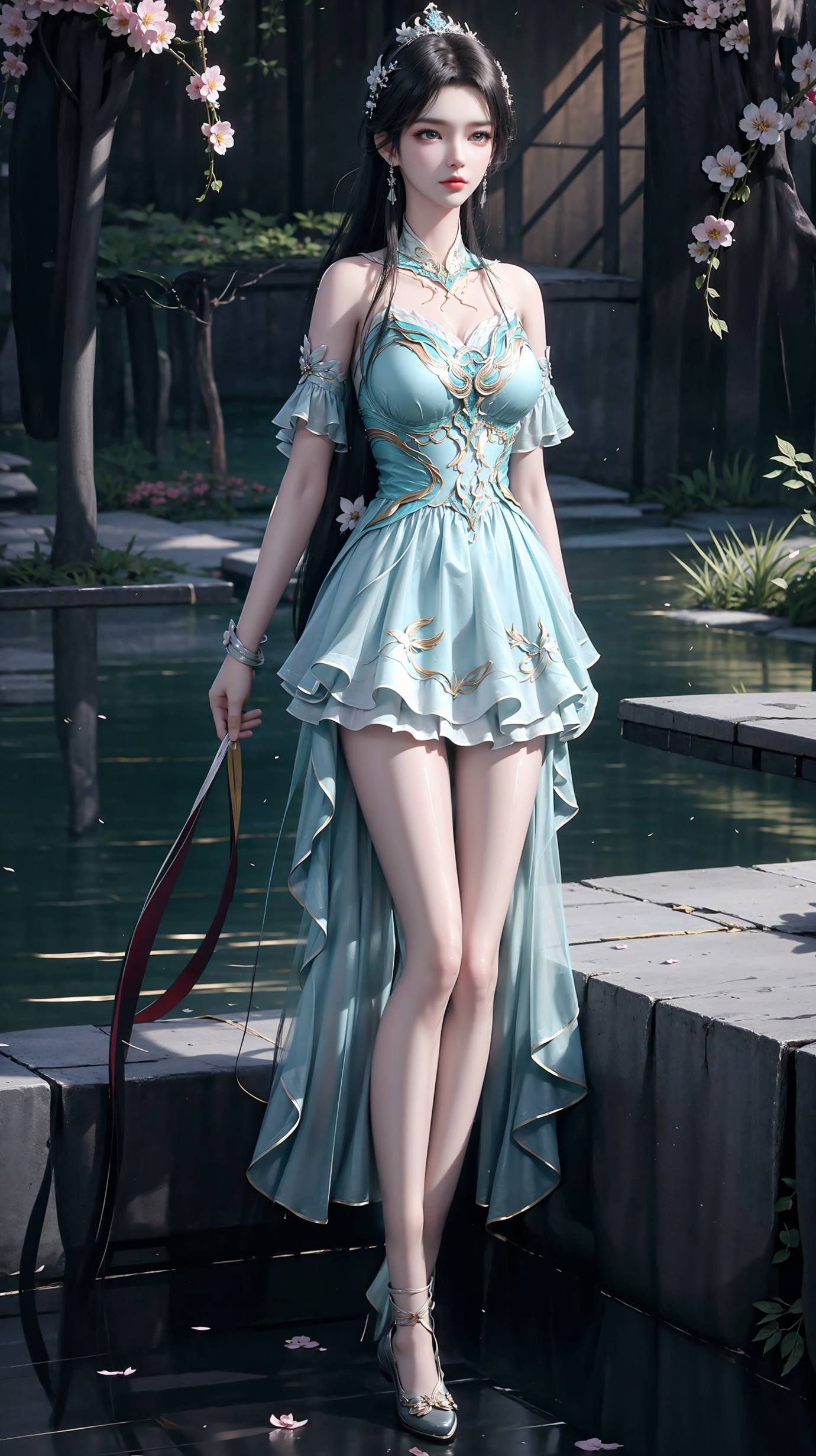 图片[24]-AI绘画 557 萧熏儿（多看报系列）[27P] – 速更版-美库