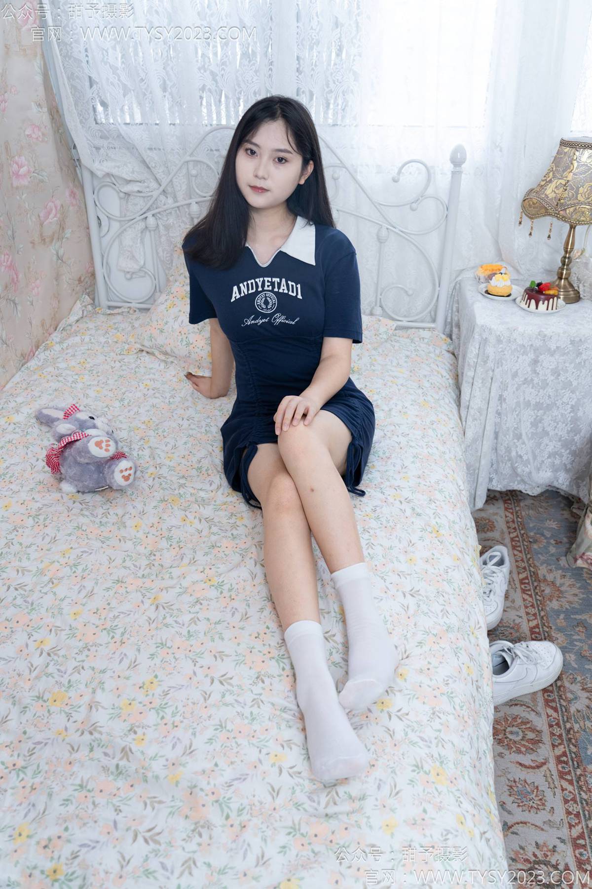 图片[48]-甜予摄影 NO.138 土豆-板鞋、白棉袜、裸足[136P] – 速更版-美库