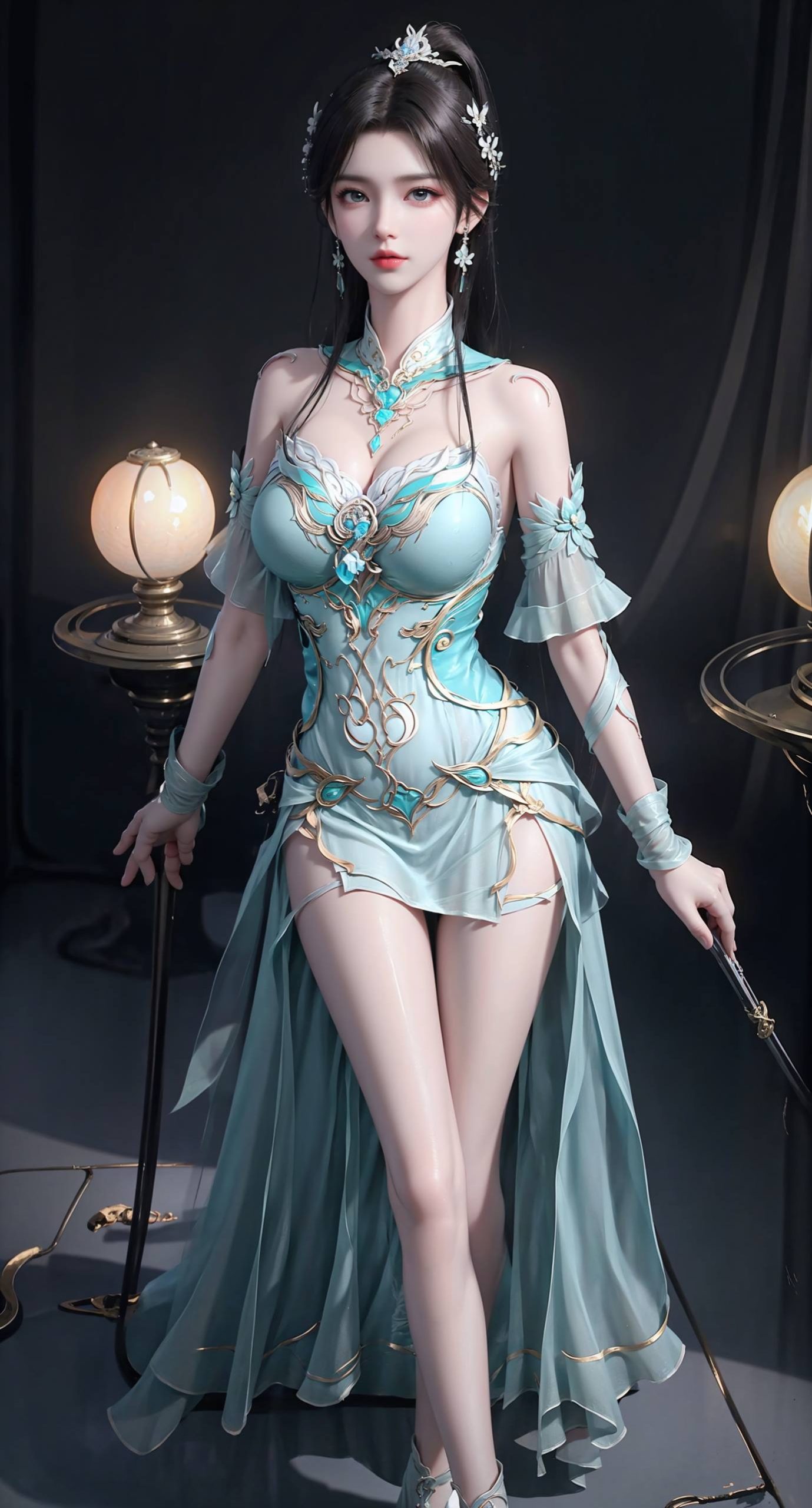 图片[27]-AI绘画 557 萧熏儿（多看报系列）[27P] – 速更版-美库