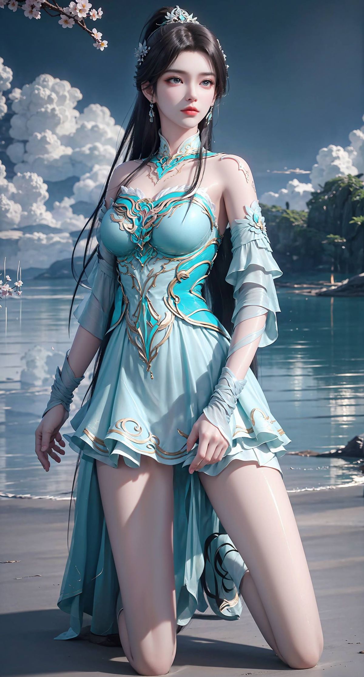 图片[28]-AI绘画 557 萧熏儿（多看报系列）[27P] – 速更版-美库