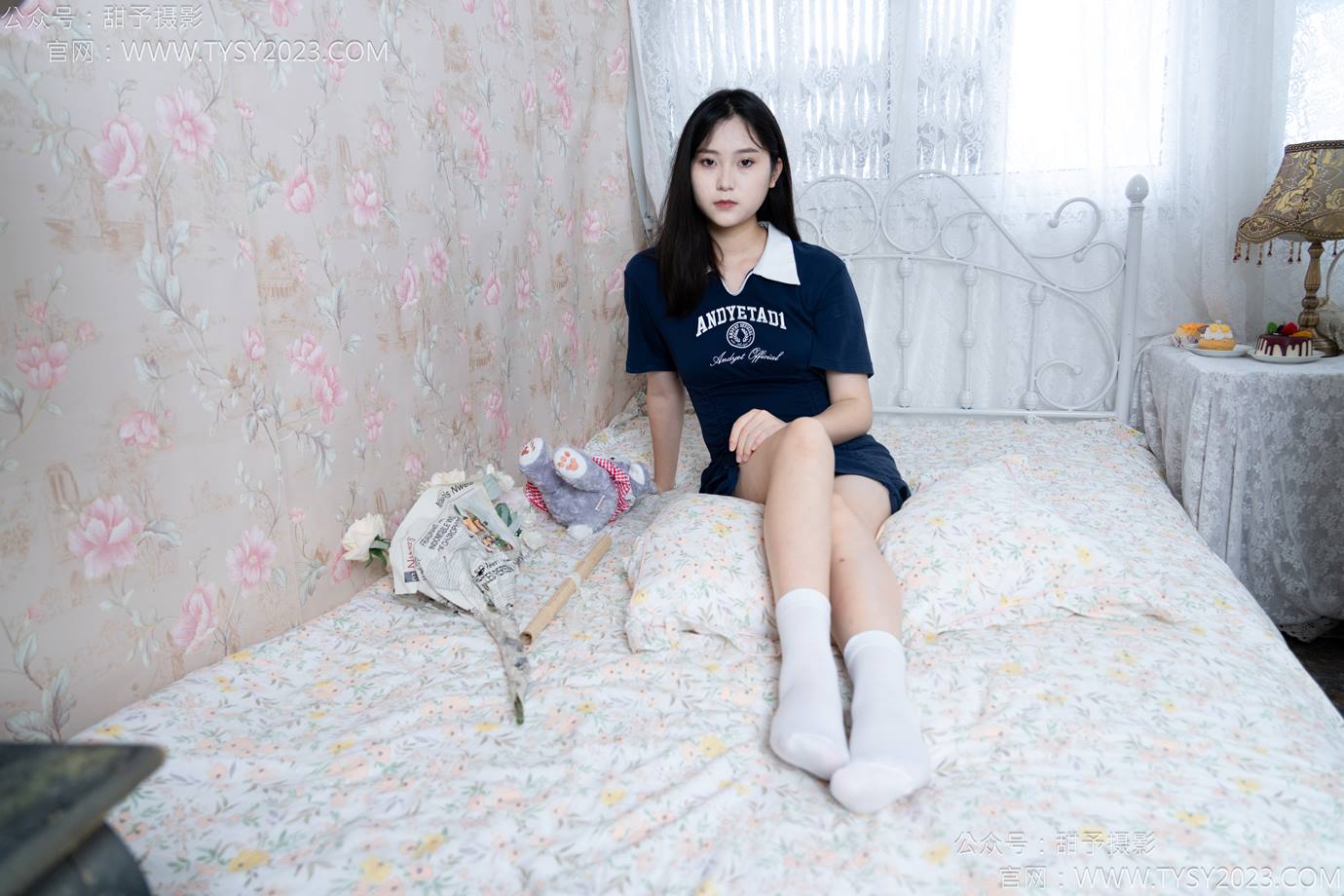 图片[67]-甜予摄影 NO.138 土豆-板鞋、白棉袜、裸足[136P] – 速更版-美库