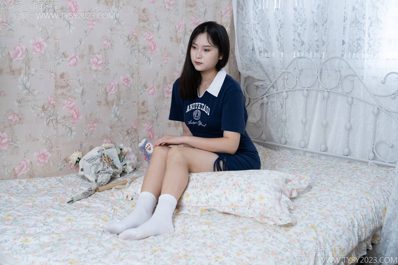 图片[84]-甜予摄影 NO.138 土豆-板鞋、白棉袜、裸足[136P] – 速更版-美库