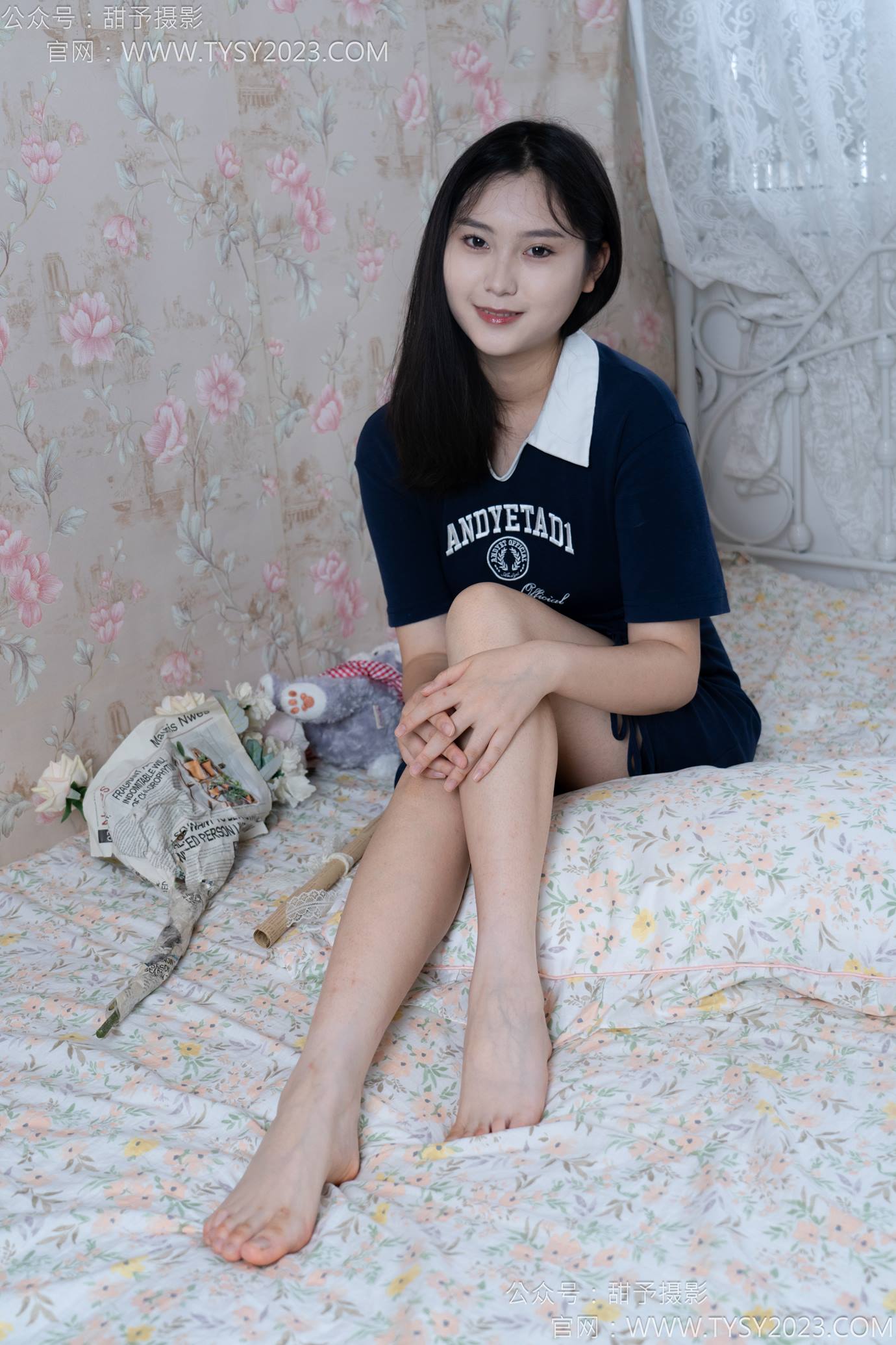 图片[108]-甜予摄影 NO.138 土豆-板鞋、白棉袜、裸足[136P] – 速更版-美库