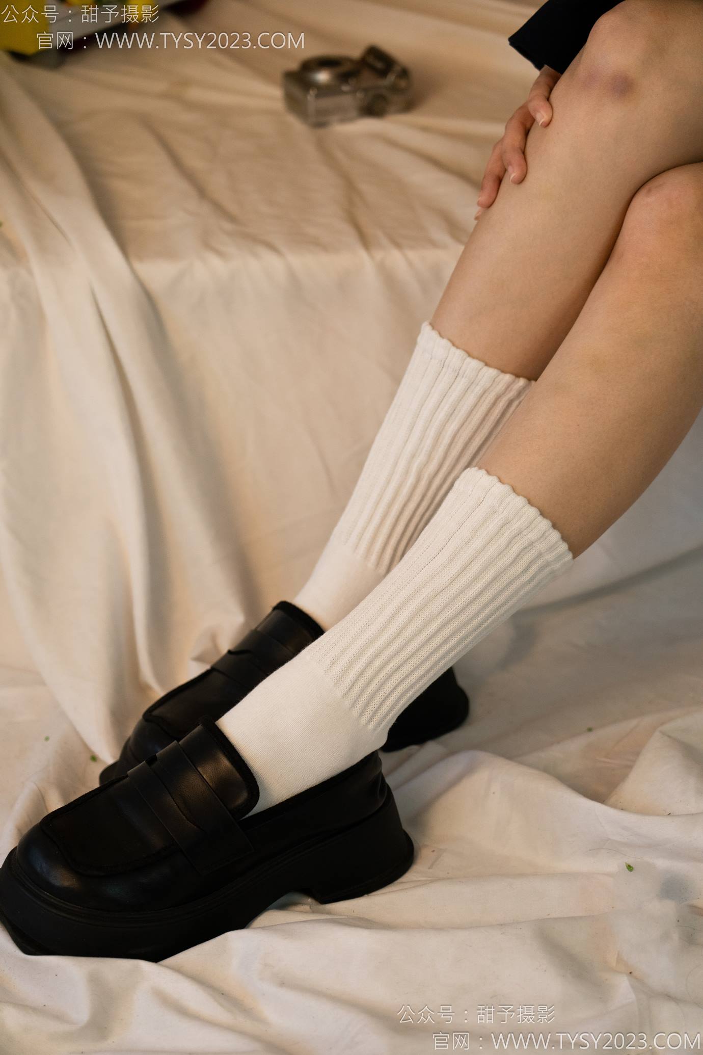 图片[19]-甜予摄影 NO.139 澜澜-皮鞋、白棉袜、裸足[84P] – 速更版-美库