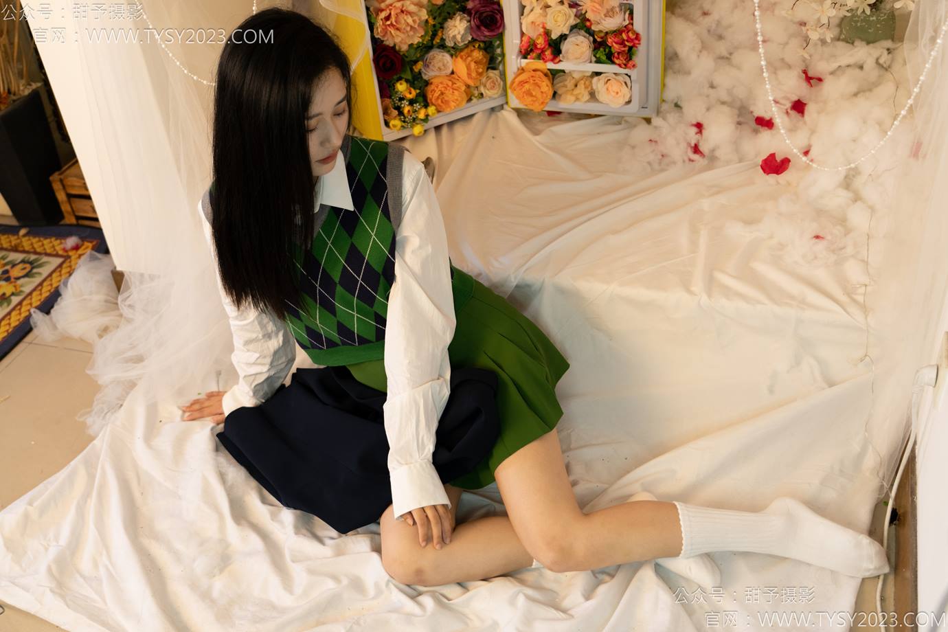 图片[54]-甜予摄影 NO.139 澜澜-皮鞋、白棉袜、裸足[84P] – 速更版-美库