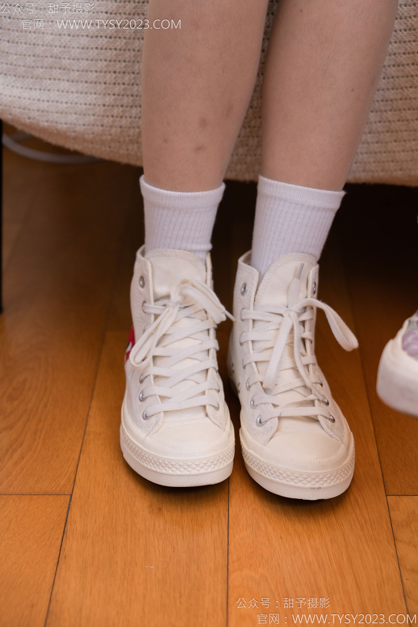 图片[24]-甜予摄影 NO.140 思思双人-板鞋、白棉袜、肉丝[98P] – 速更版-美库