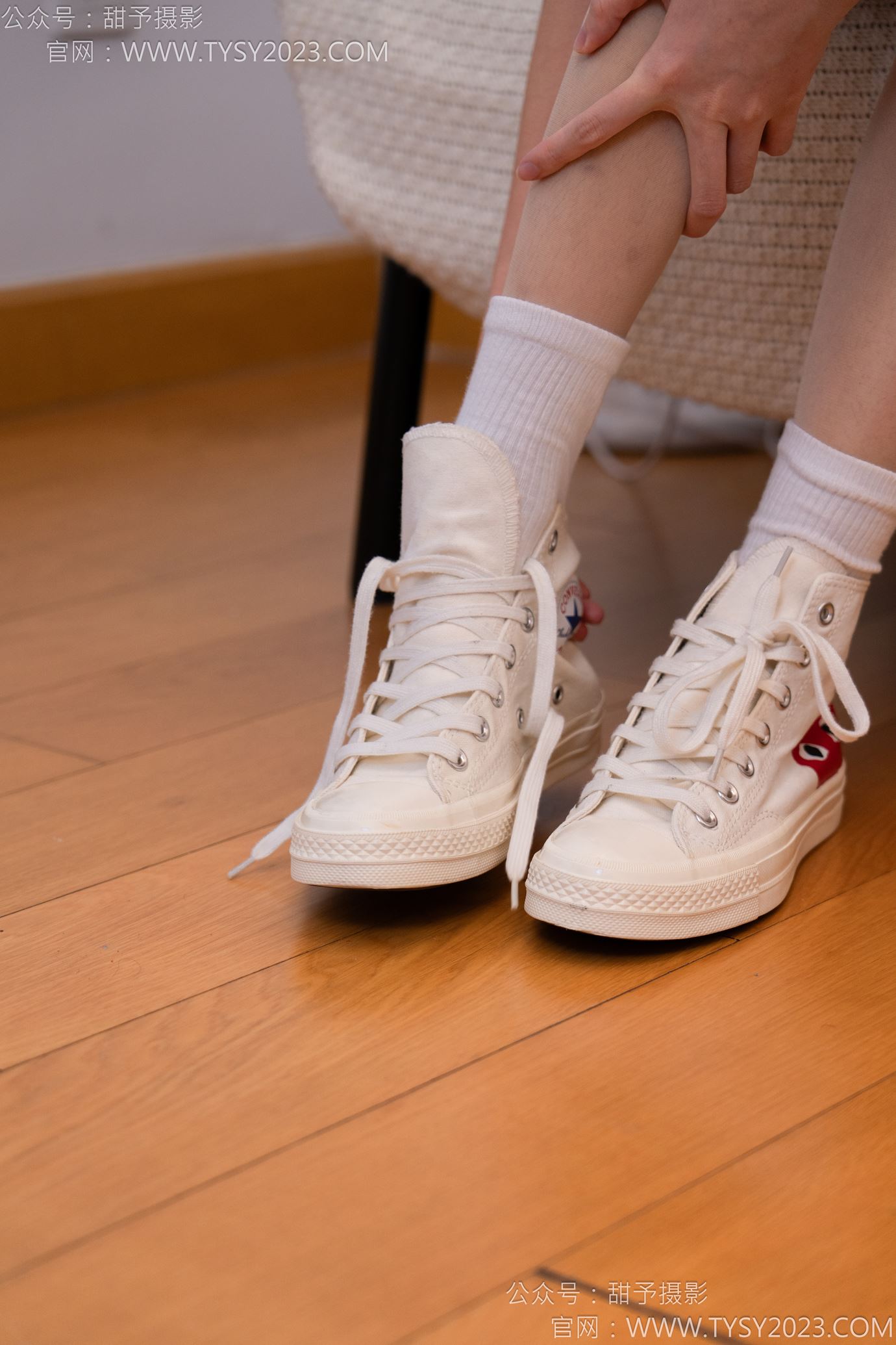 图片[48]-甜予摄影 NO.140 思思双人-板鞋、白棉袜、肉丝[98P] – 速更版-美库