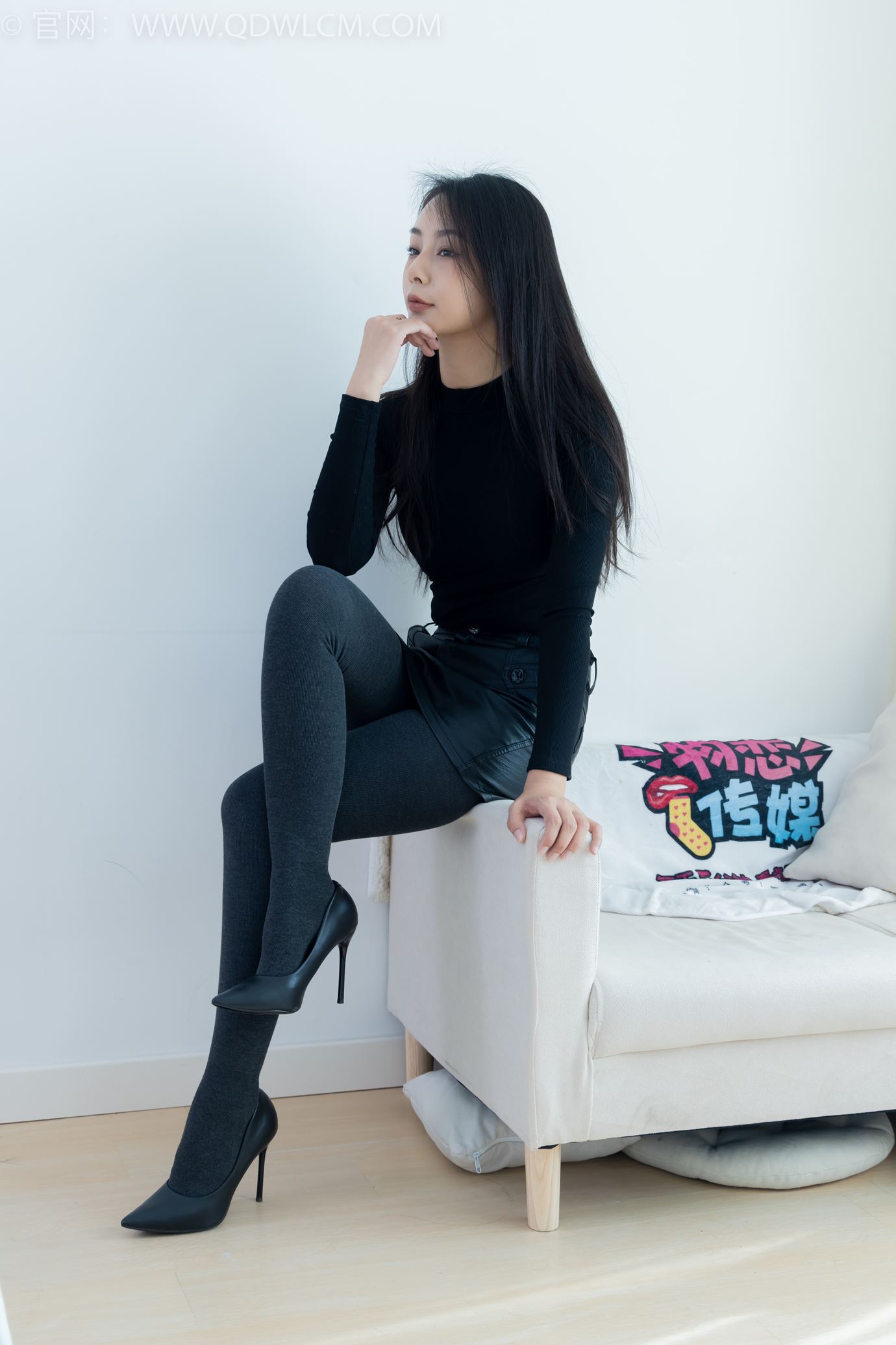 图片[24]-物恋传媒 NO.2313 岚岚-高跟鞋、厚灰丝[140P] – 速更版-美库