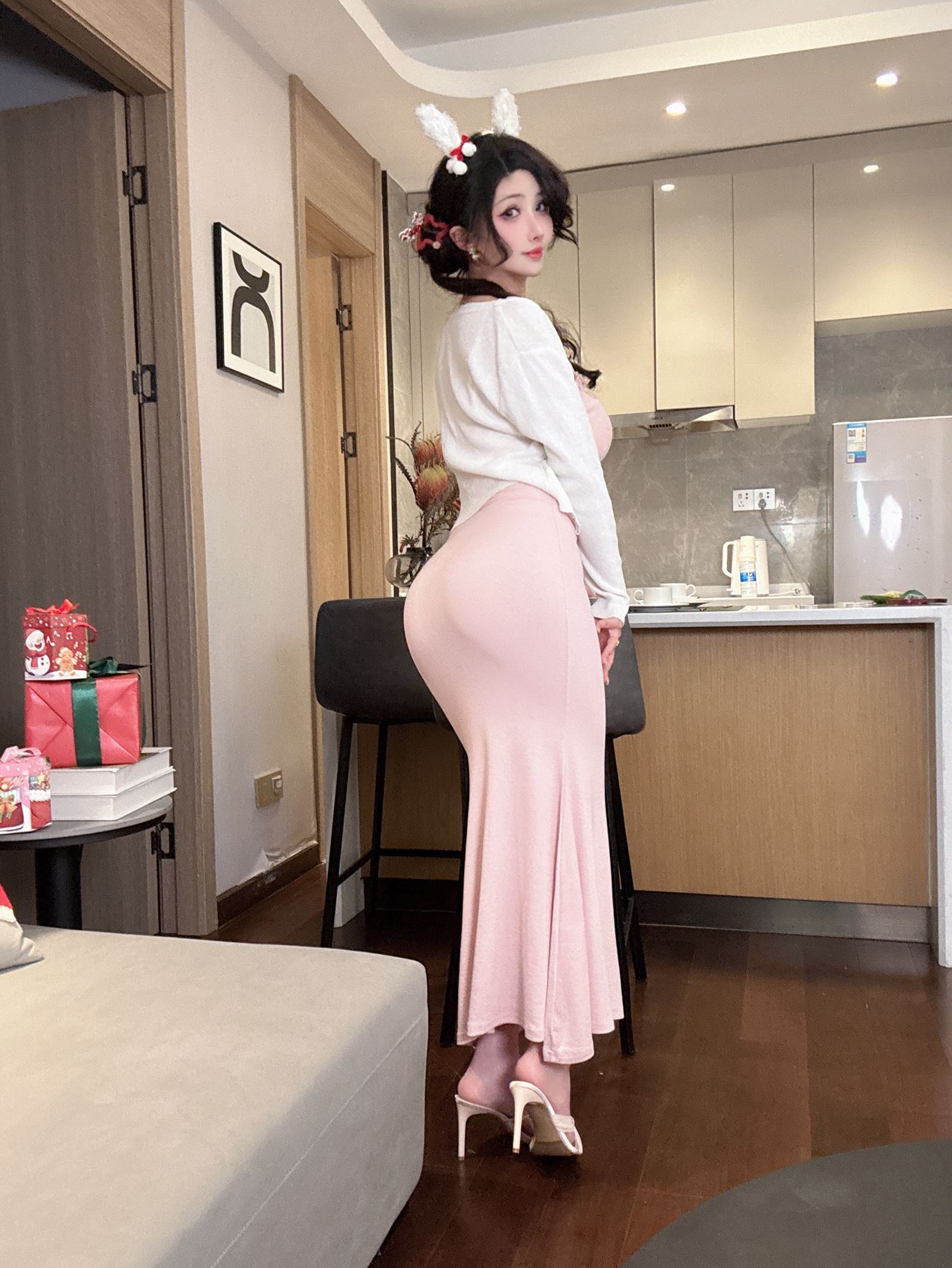 图片[12]-rioko凉凉子(肉扣热热子) – 圣诞草莓蛋糕[12P] – 速更版-美库