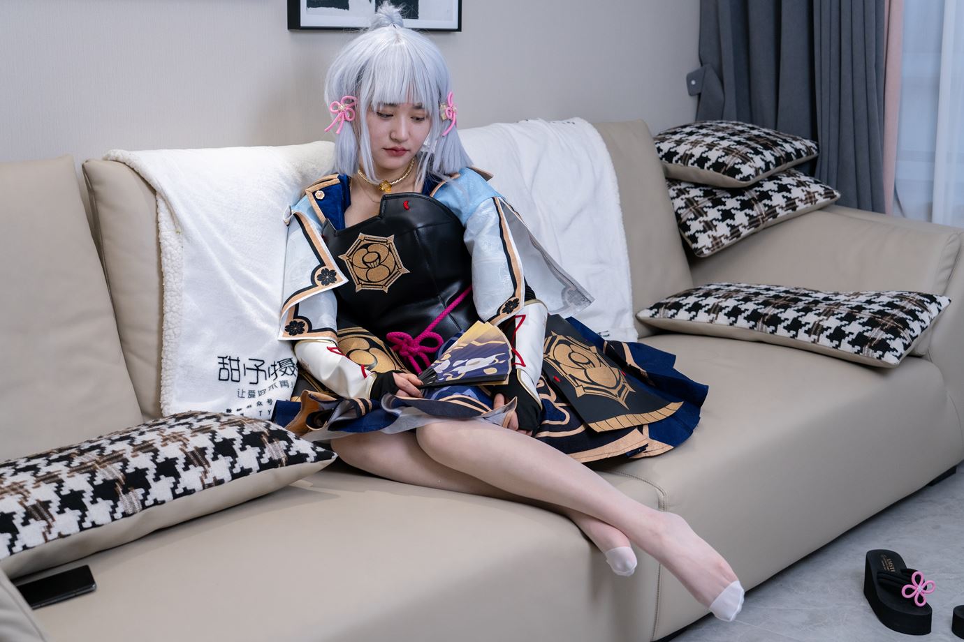 图片[29]-甜予摄影 NO.141 澜澜-cos服人字拖、白丝、裸足、挠脚心剧情[94P] – 速更版-美库