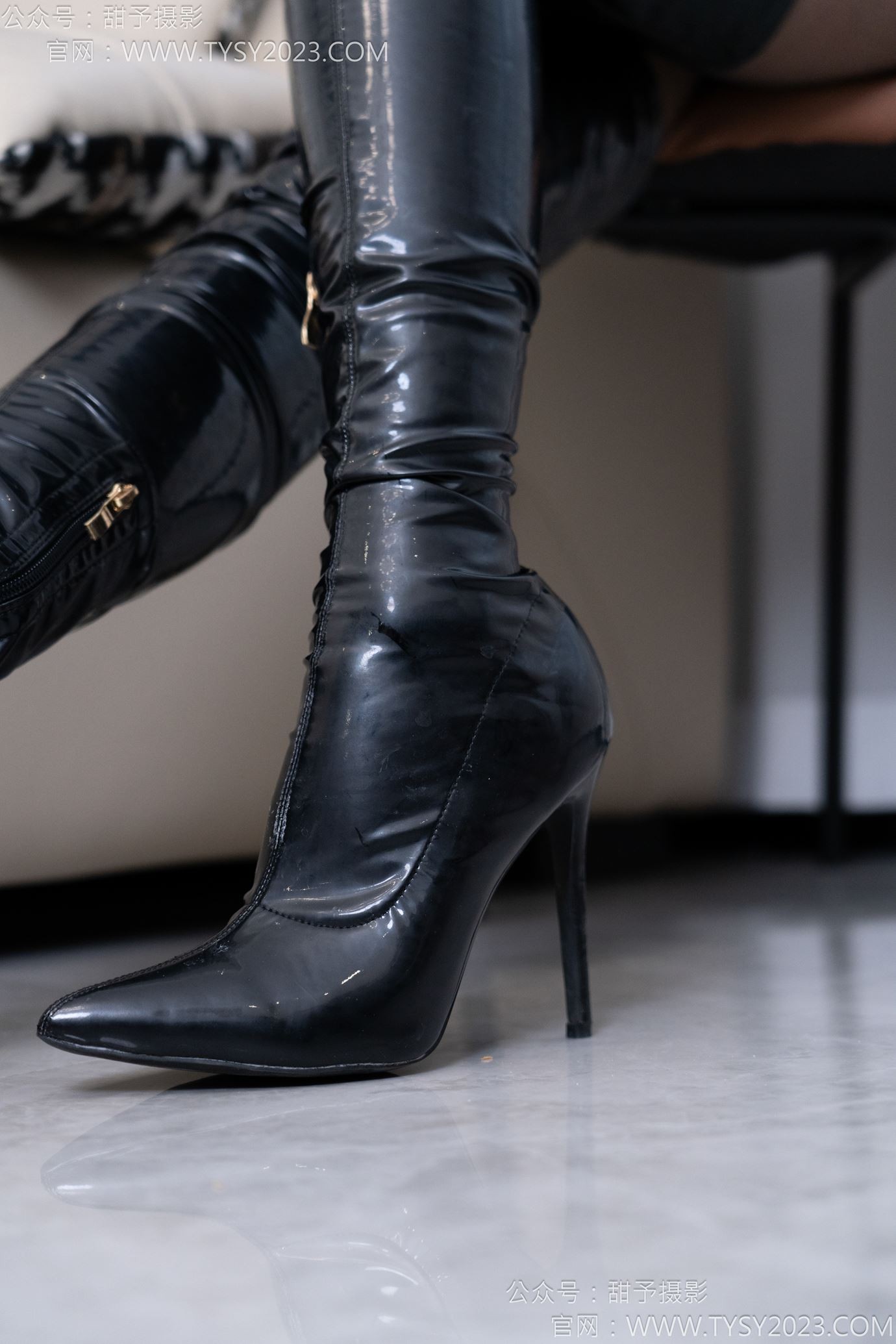 图片[41]-甜予摄影 NO.142 咖啡豆-两双靴子、黑丝[102P] – 速更版-美库