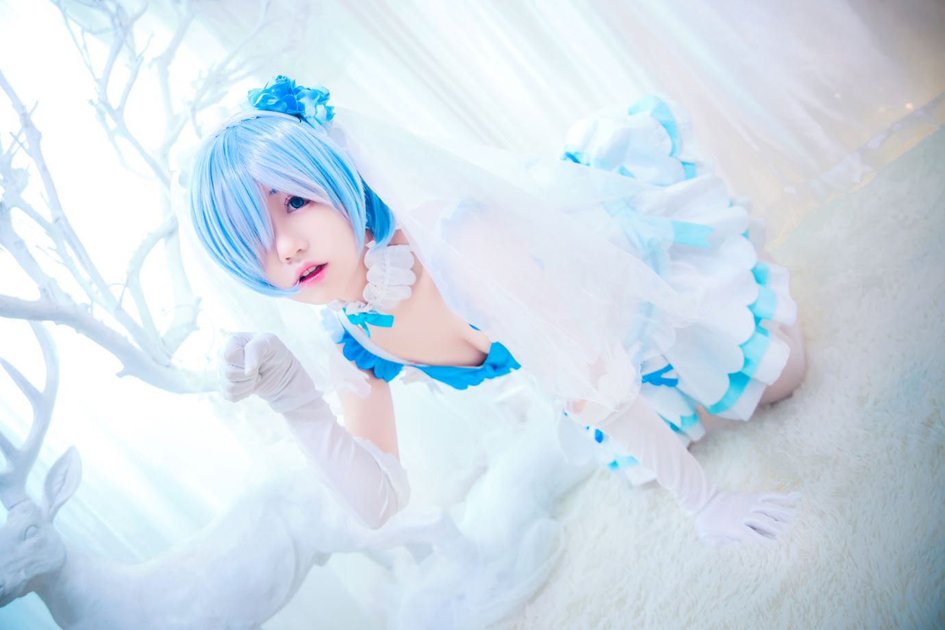 图片[20]-猫君君MaoJun – 蕾姆花嫁[38P] – 速更版-美库